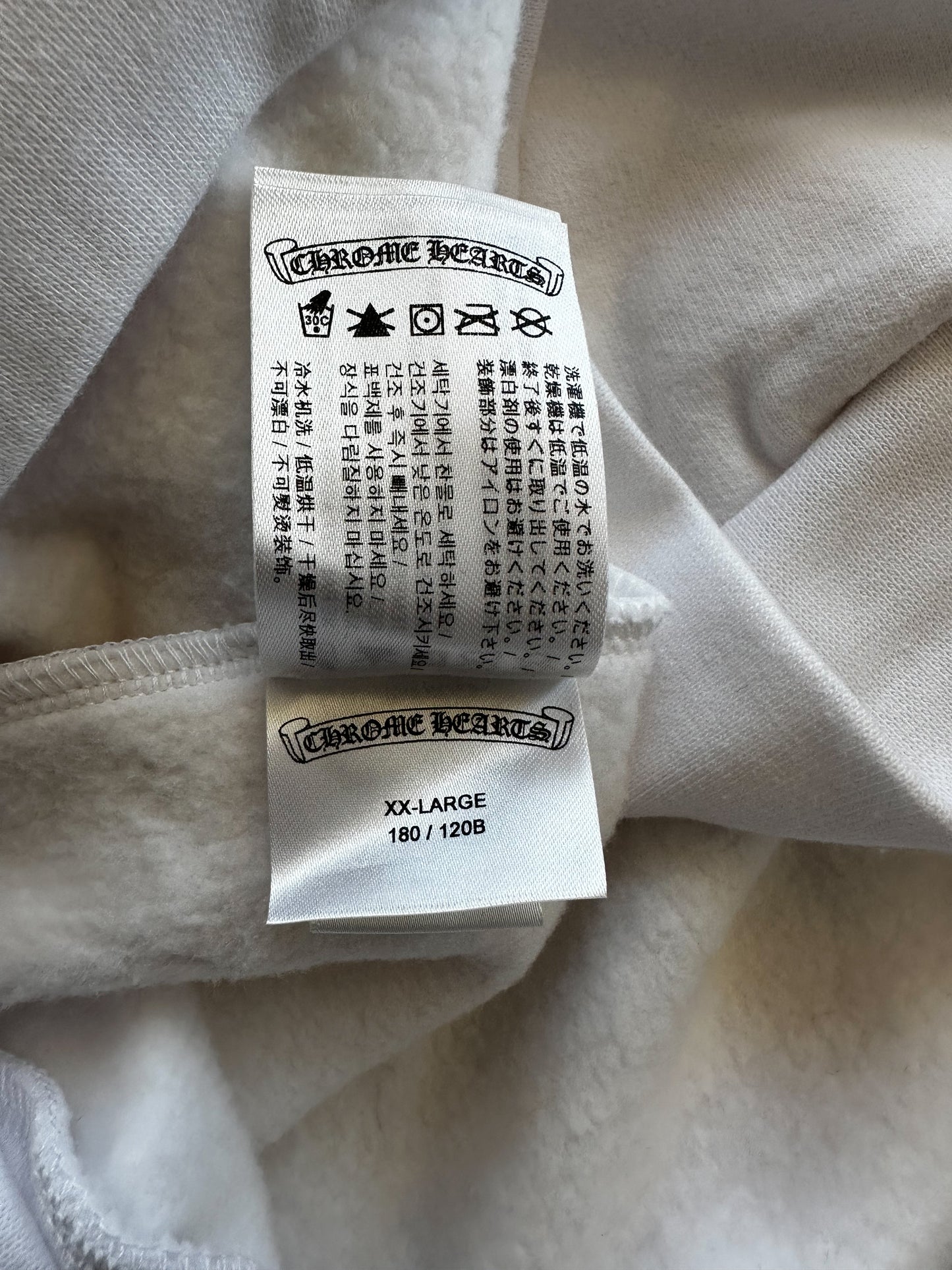 Chrome Hearts White & Blue Rolling Stones Hoodie