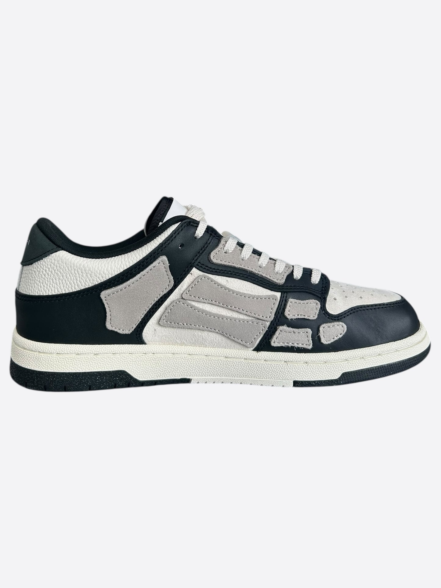 Amiri Black & White Skeleton Low Top Sneakers