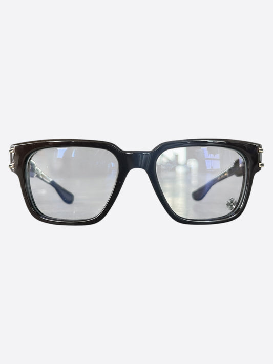 Chrome Hearts Brown & Gold Bulge Glasses