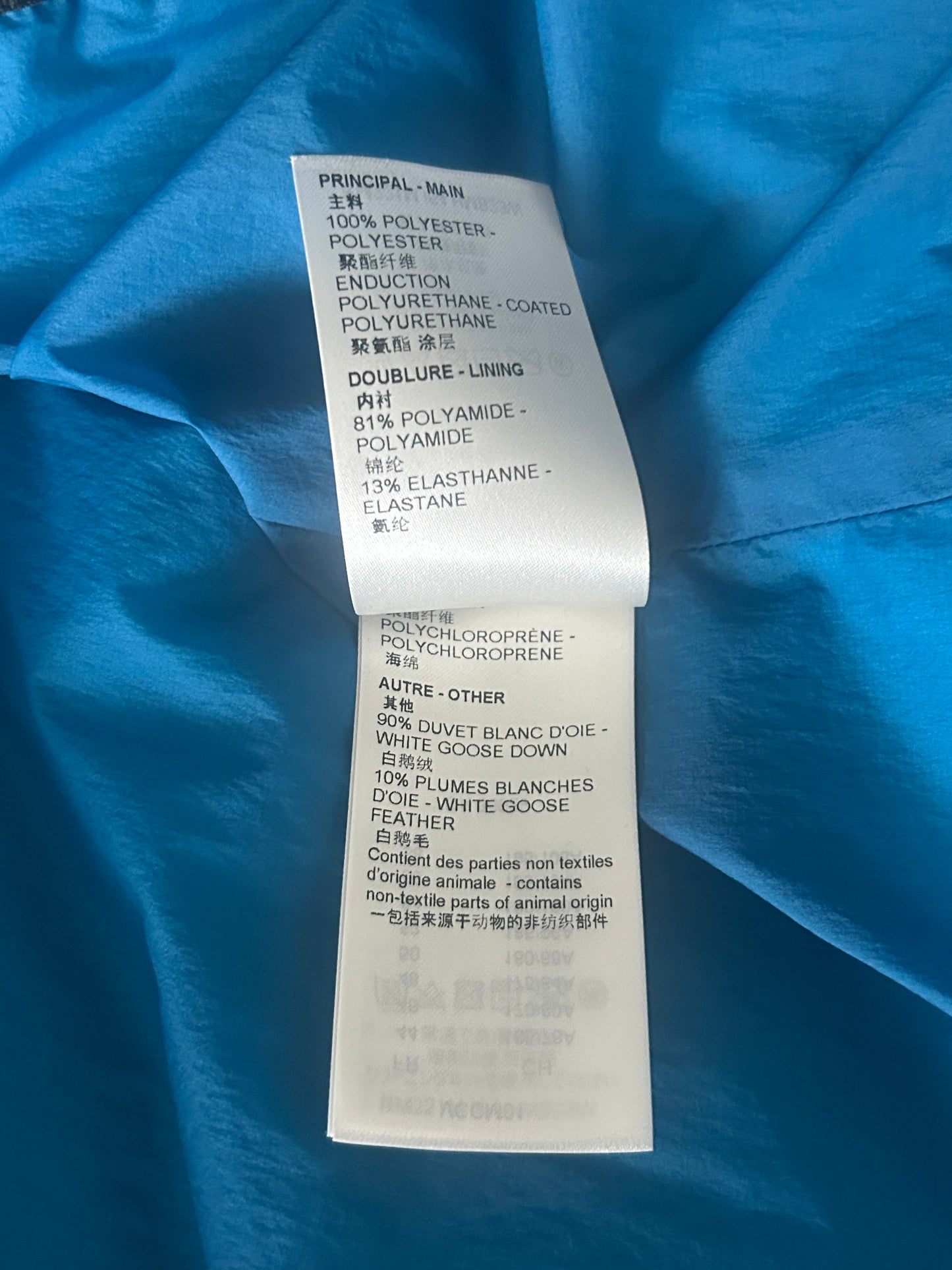 Louis Vuitton Blue 2054 Monogram Heat Reactive Puffer Jacket