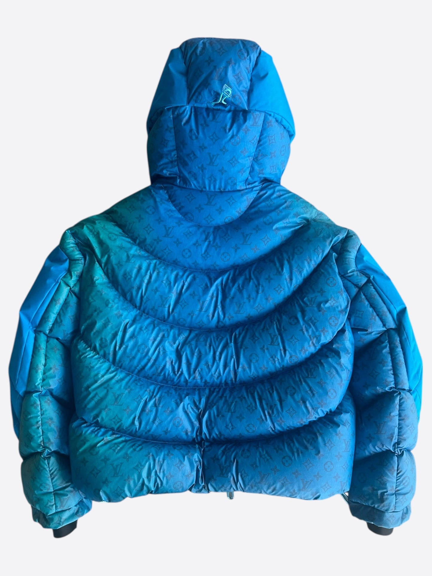 Louis Vuitton Blue 2054 Monogram Heat Reactive Puffer Jacket