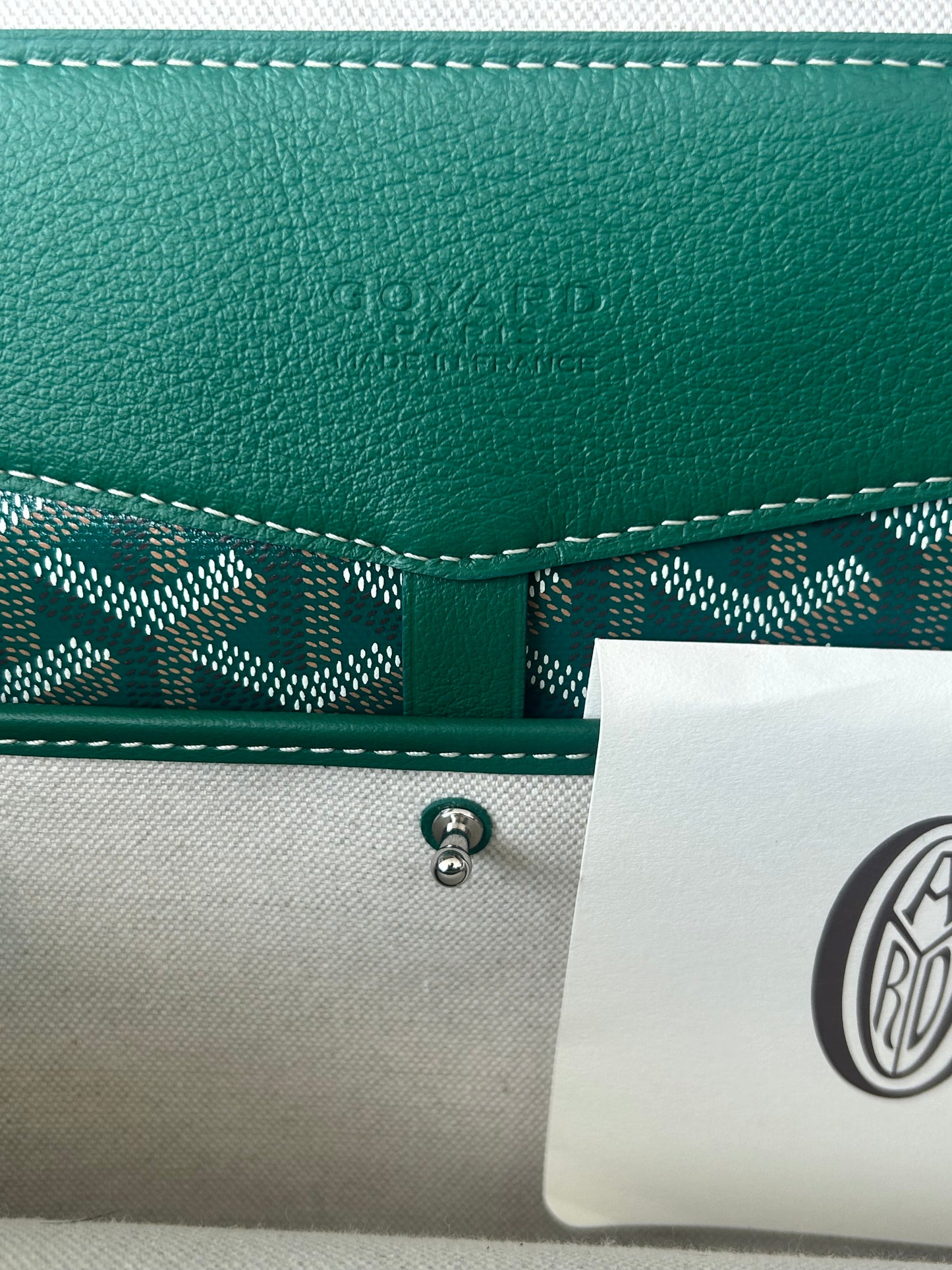 Goyard Green Cisalpin Backpack