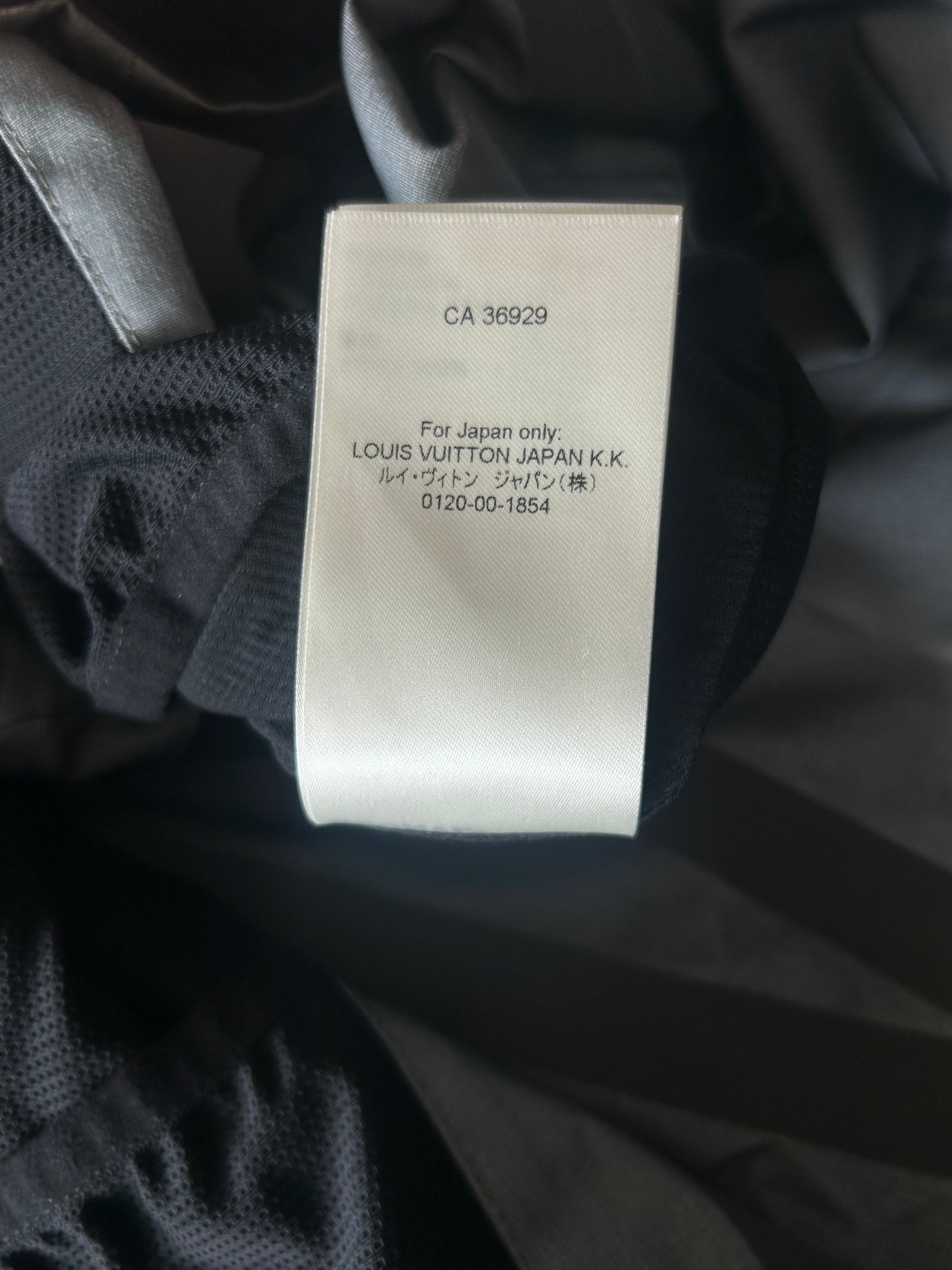 Louis Vuitton Black & Blue Frequency Embroidered Jacket