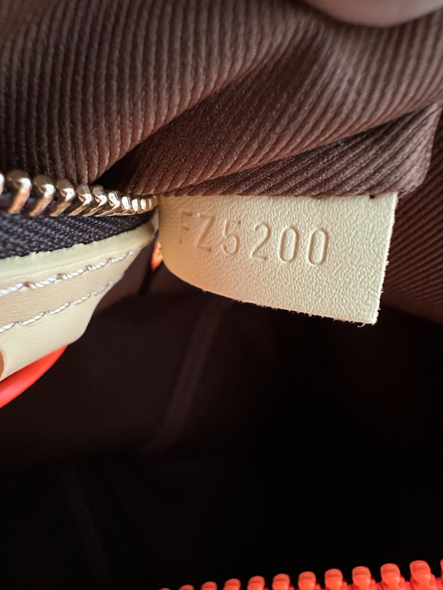 Louis Vuitton Orange Giant Damier Keepall 50