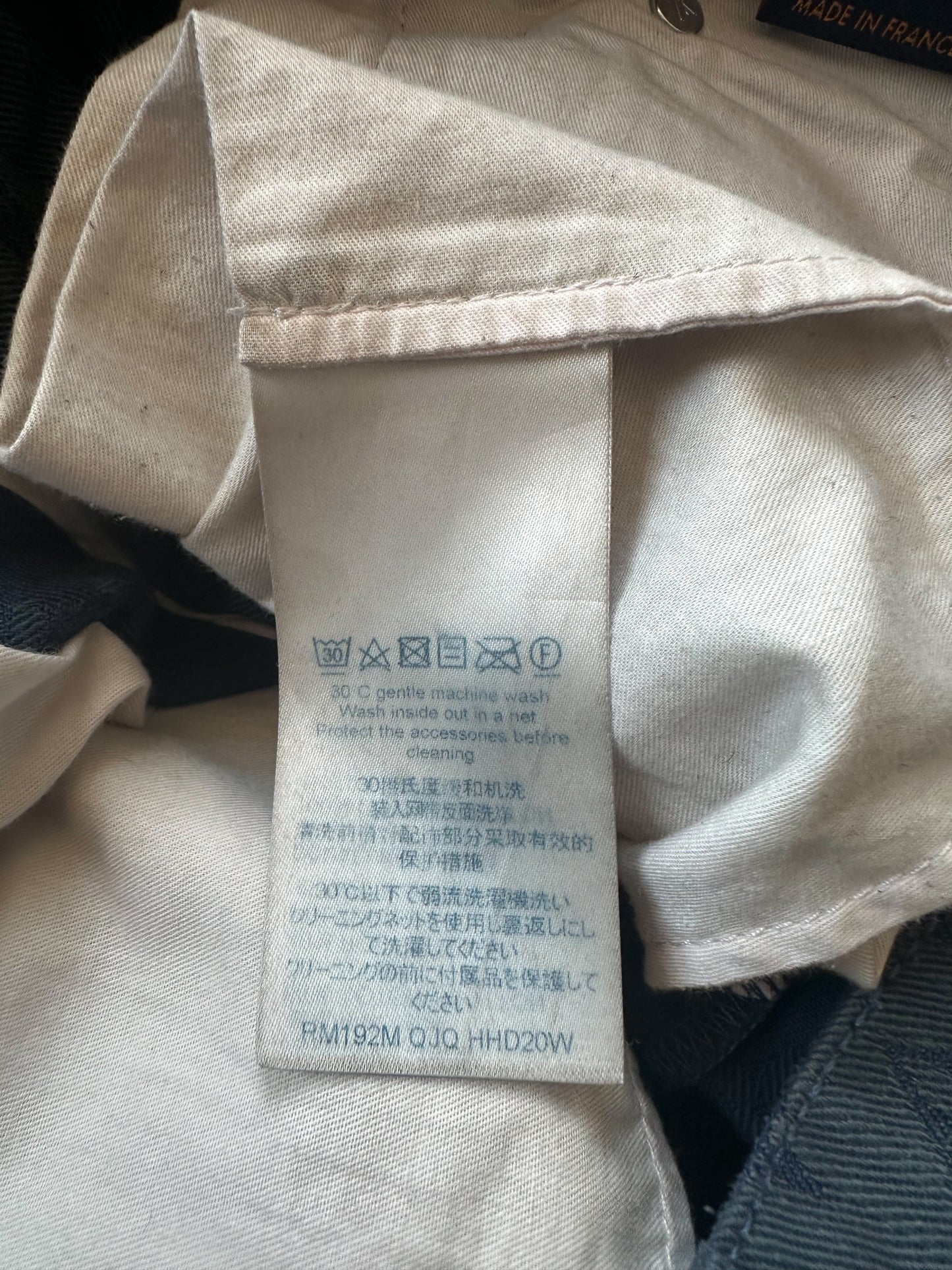 Louis Vuitton Blue Monogram Slim Jeans