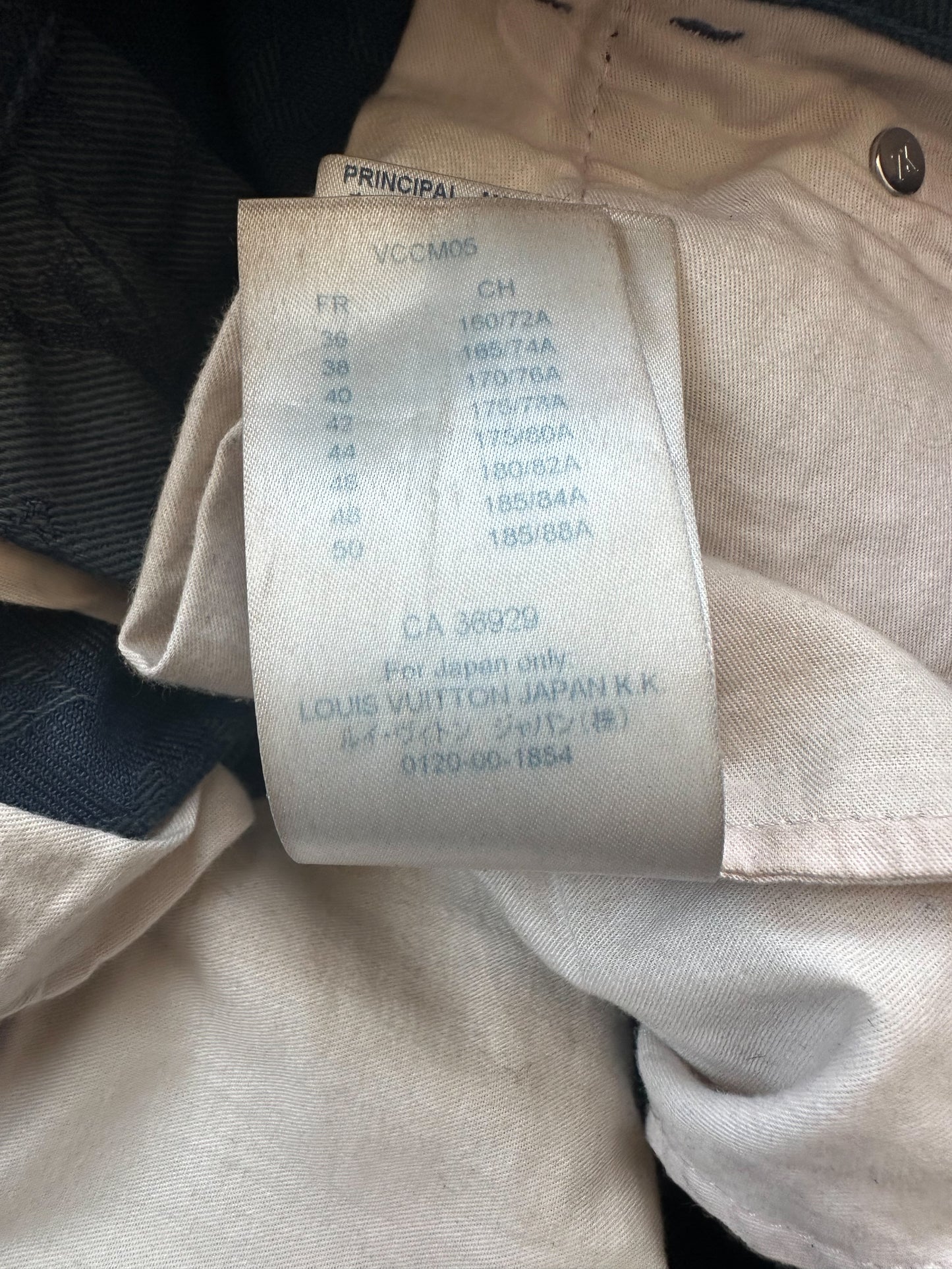 Louis Vuitton Blue Monogram Slim Jeans