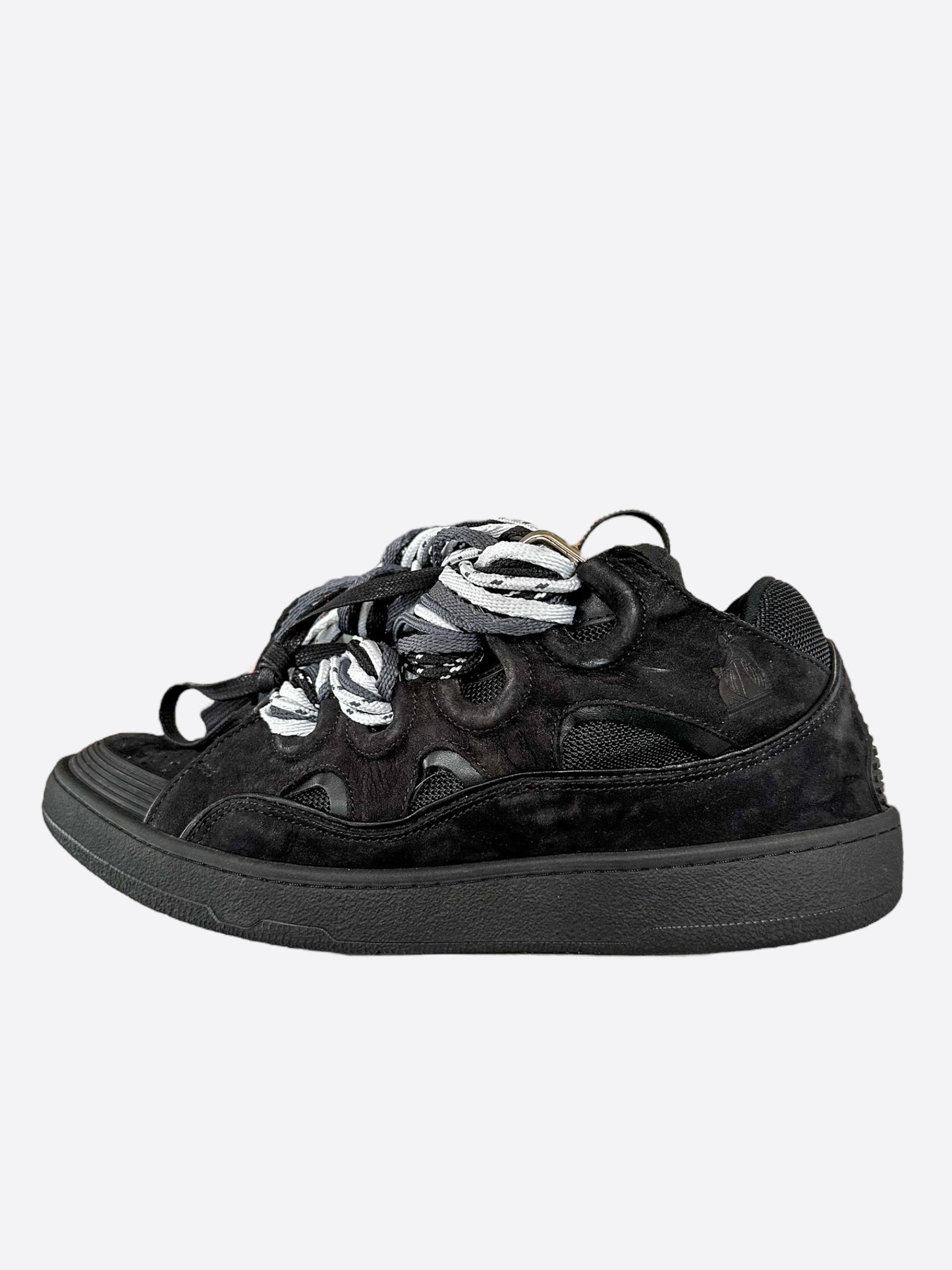 Lanvin Black Curb Oversized Sneakers