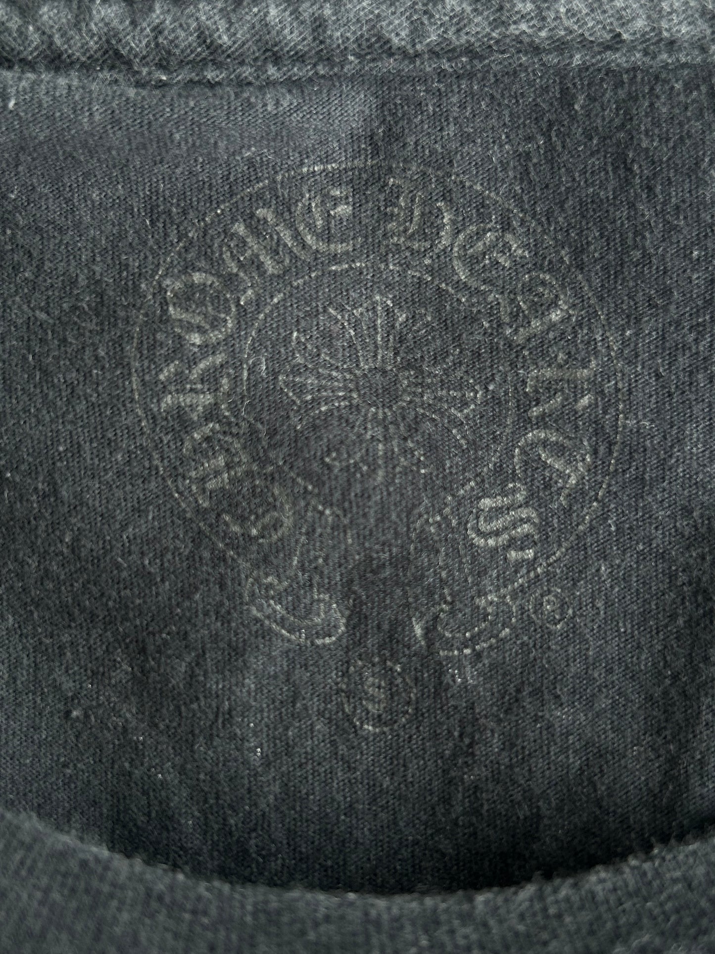 Chrome Hearts Black & White Cross Logo T-Shirt