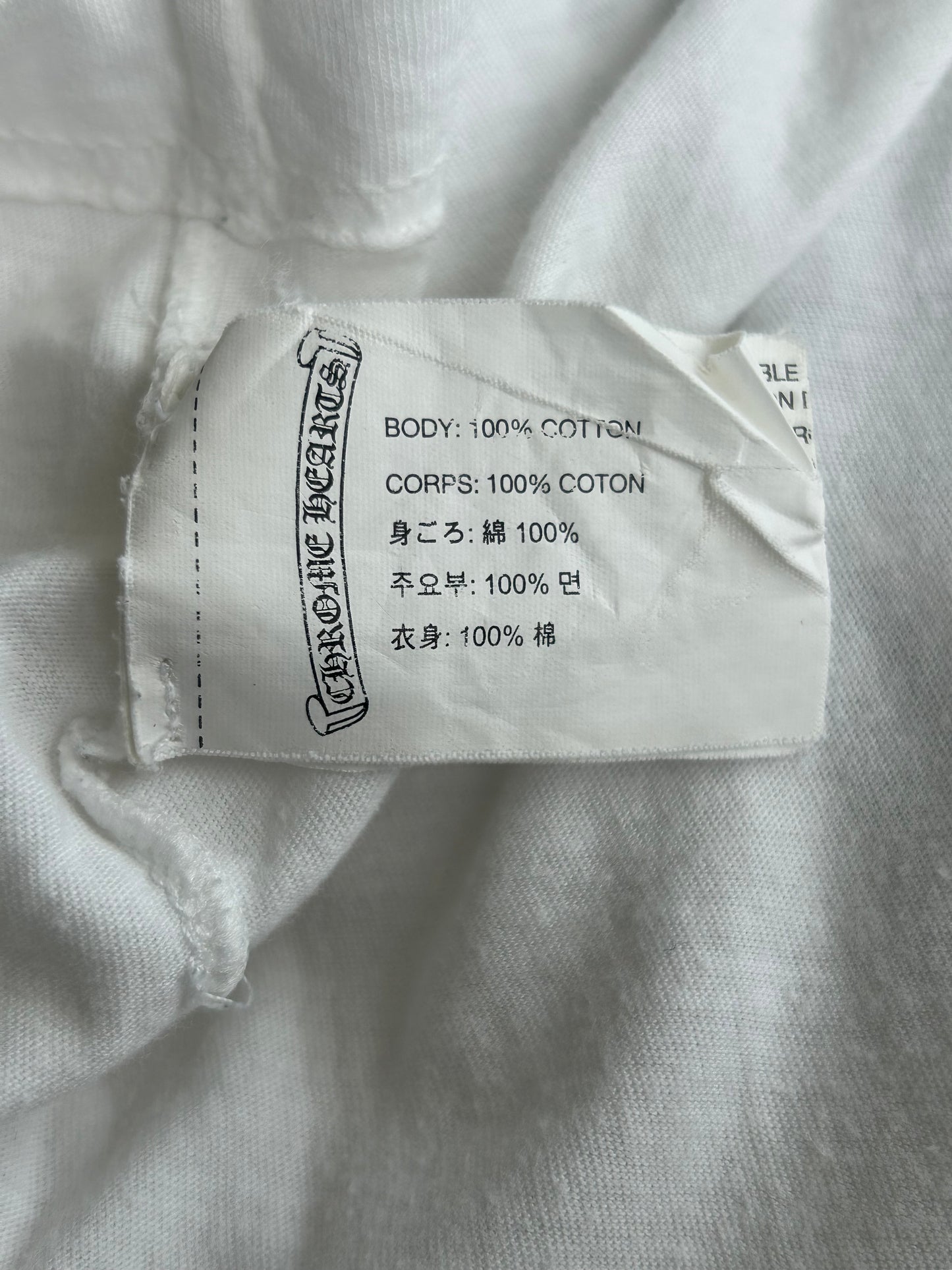 Chrome Hearts White & Black Logos T-Shirt