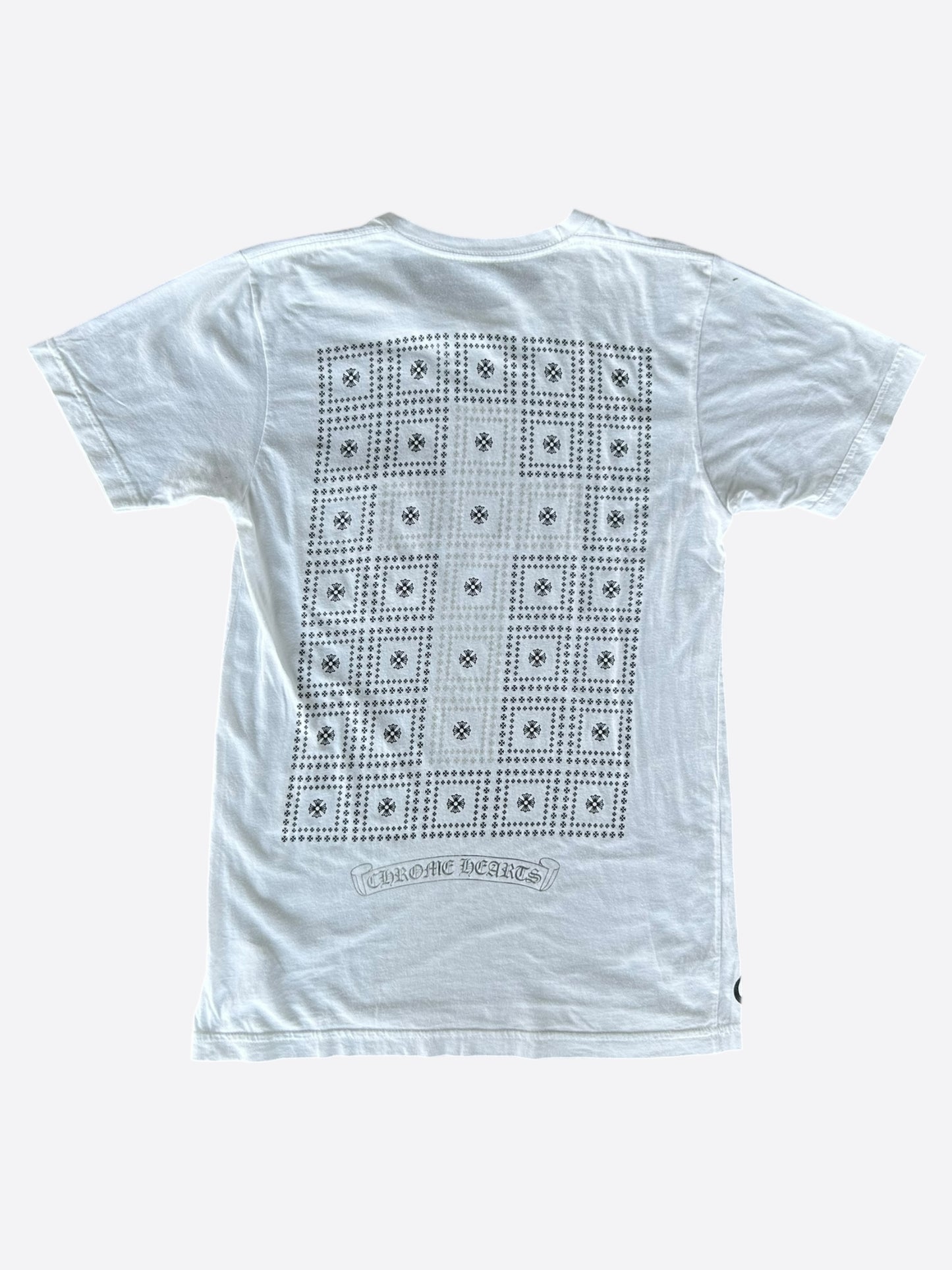 Chrome Hearts White & Black Cross T-Shirt
