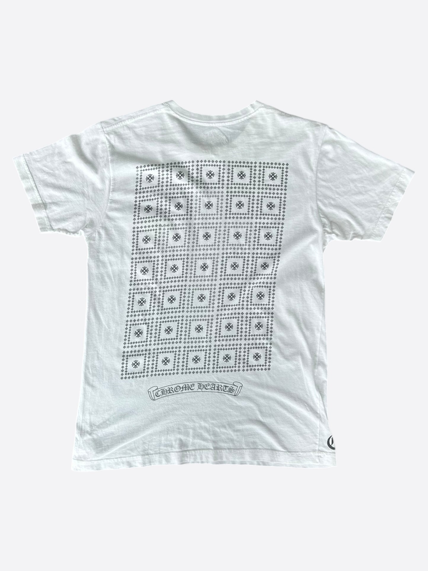 Chrome Hearts White & Black Logos T-Shirt