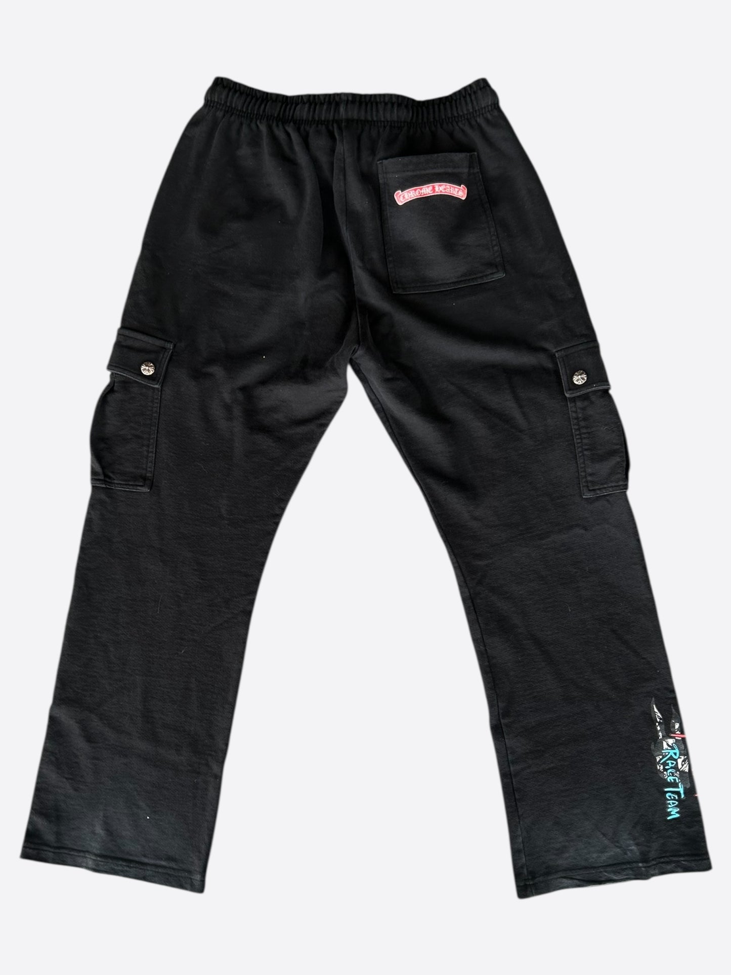 Chrome Hearts Matty Boy Black Stay Fast Cargo Sweatpants