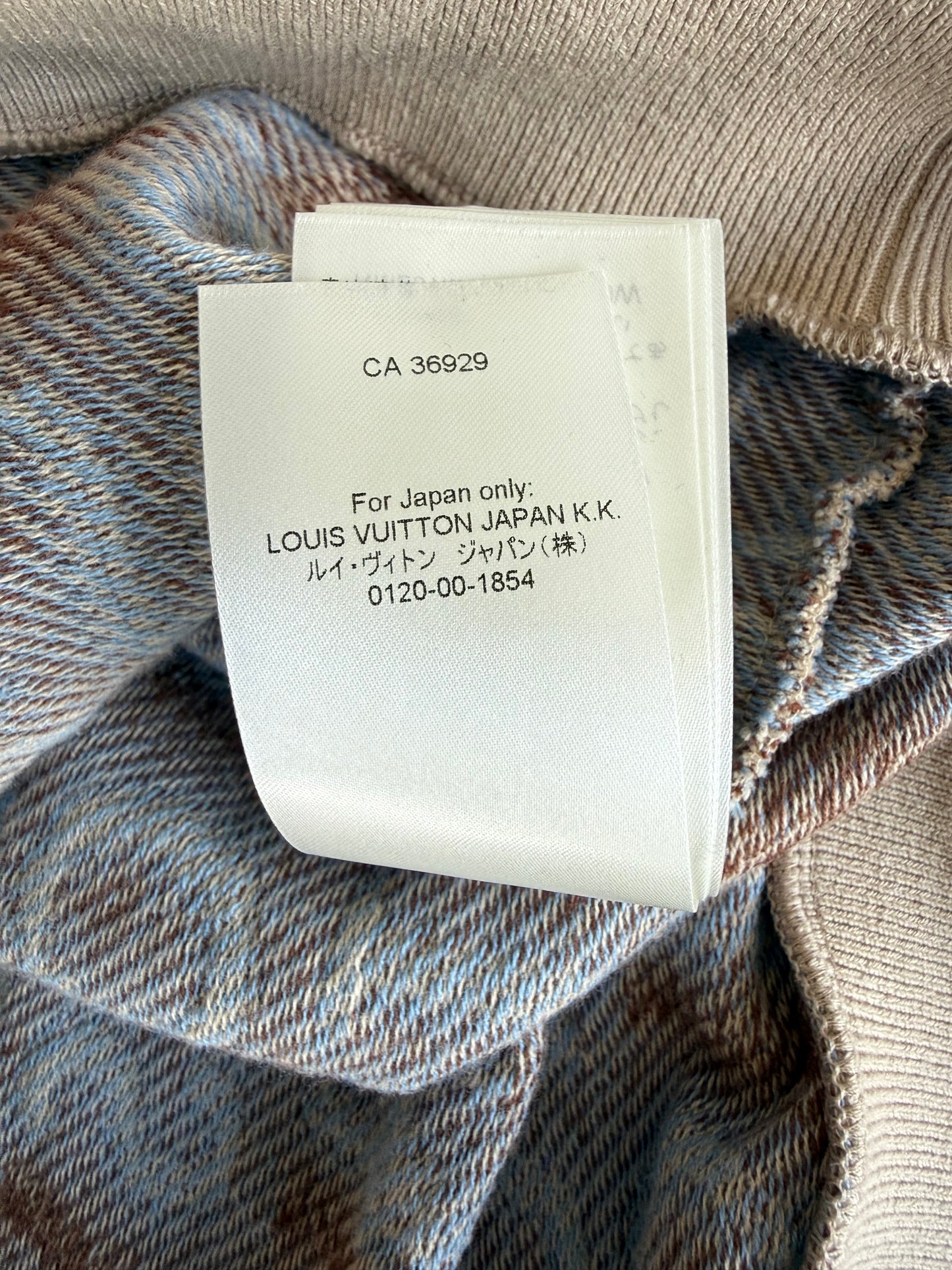 Louis Vuitton Beige Signature Jacquard Logo Hoodie