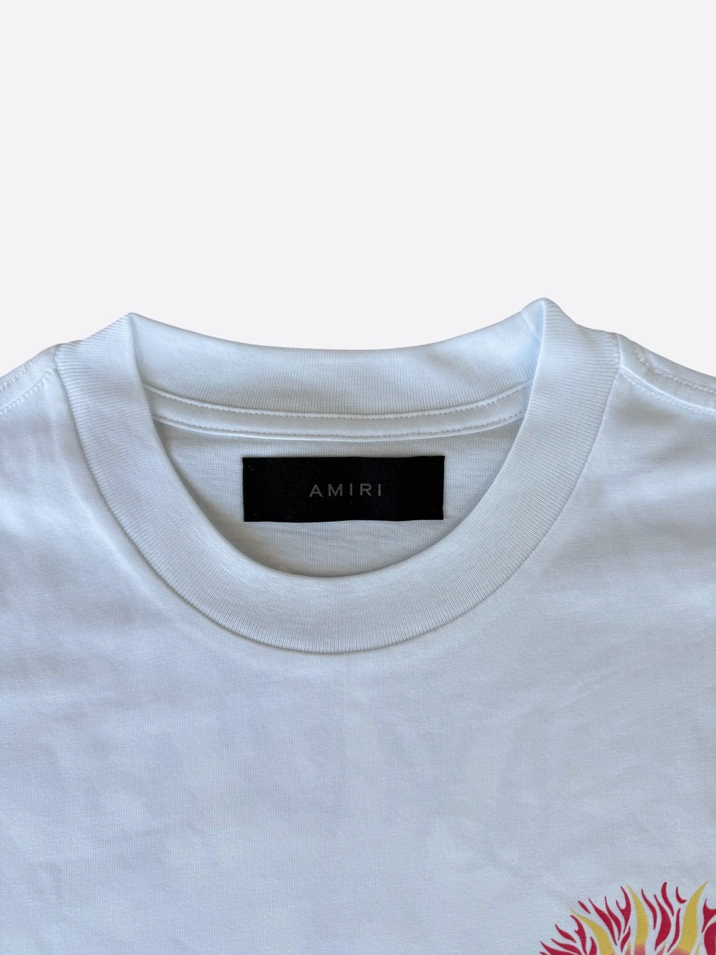 Amiri White & Red Sun Logo T-Shirt