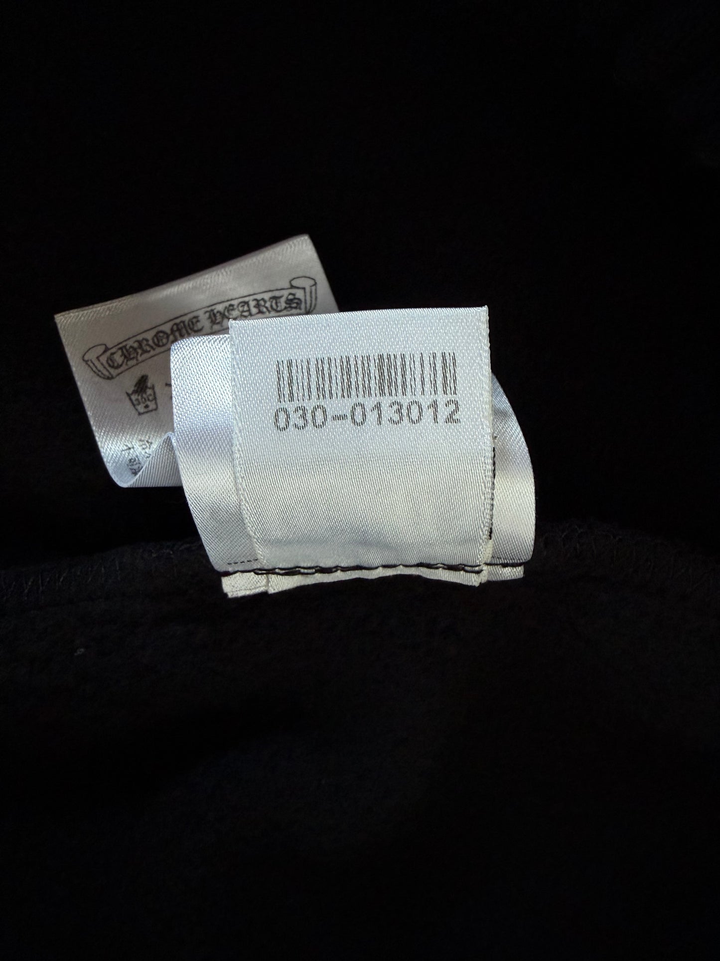 Chrome Hearts Black & White Horseshoe Logo Sweatpants
