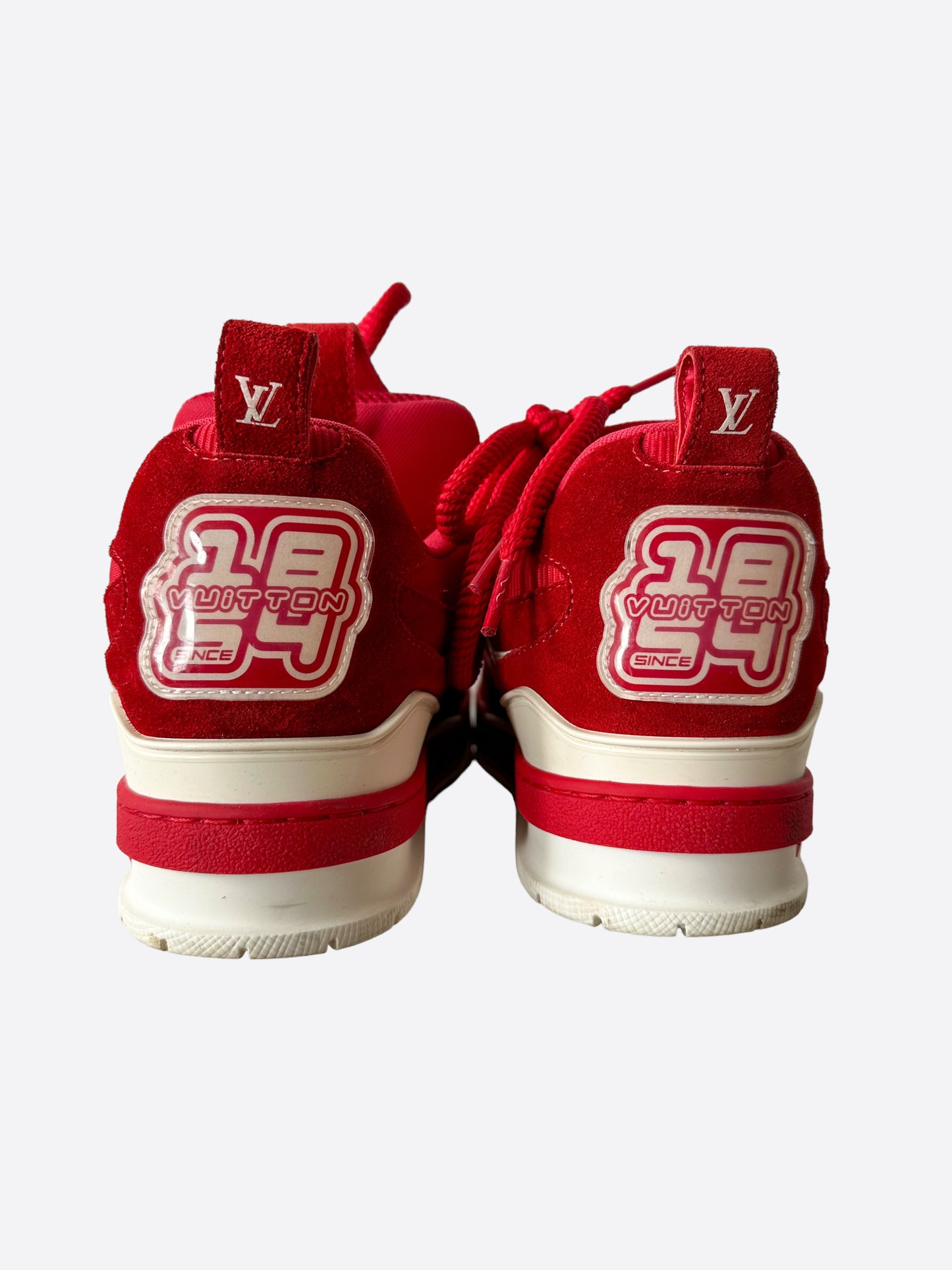 Louis Vuitton Red & White Skate Sneaker