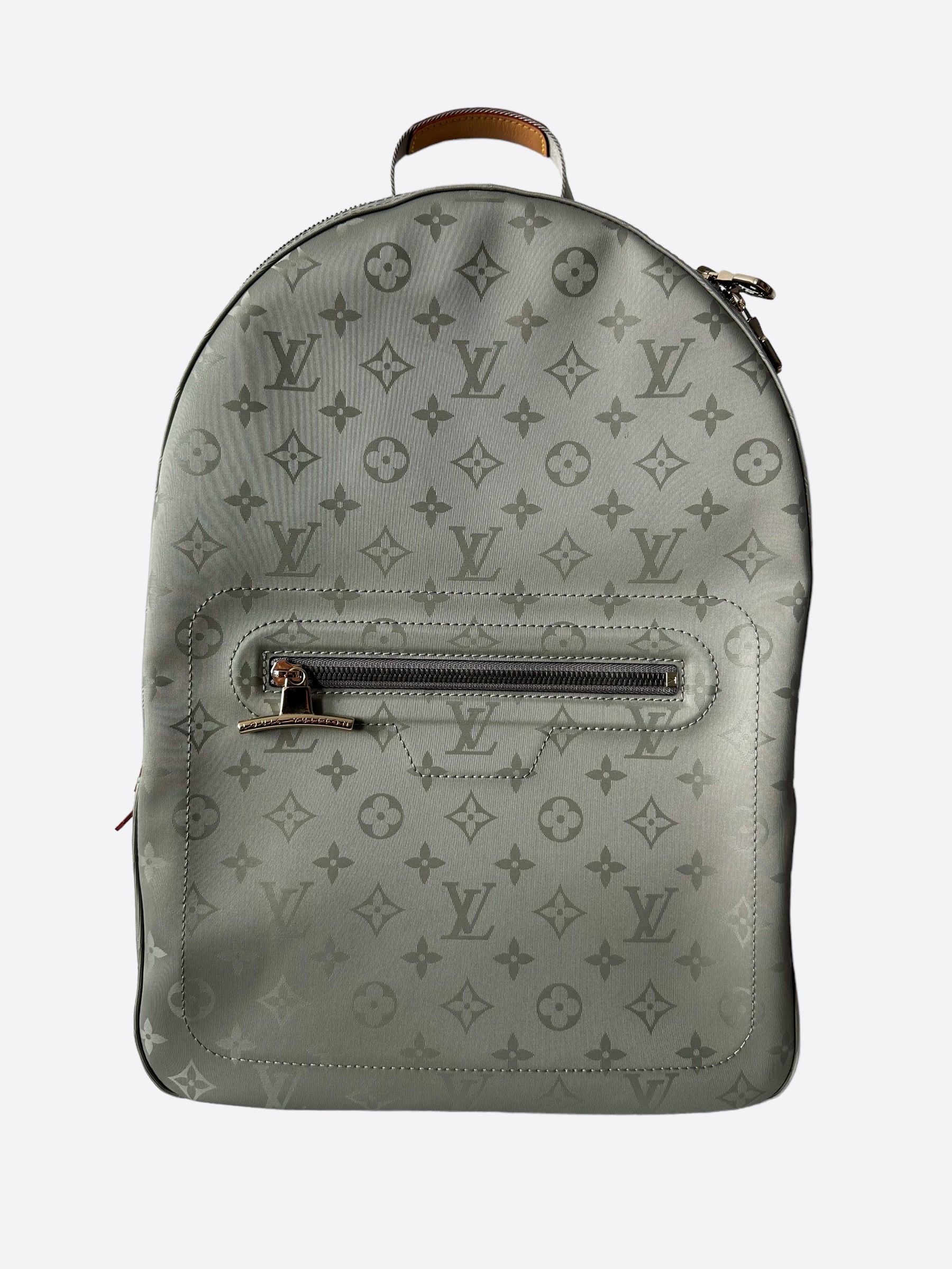 Louis vuitton backpack monogram titanium best sale pm grey