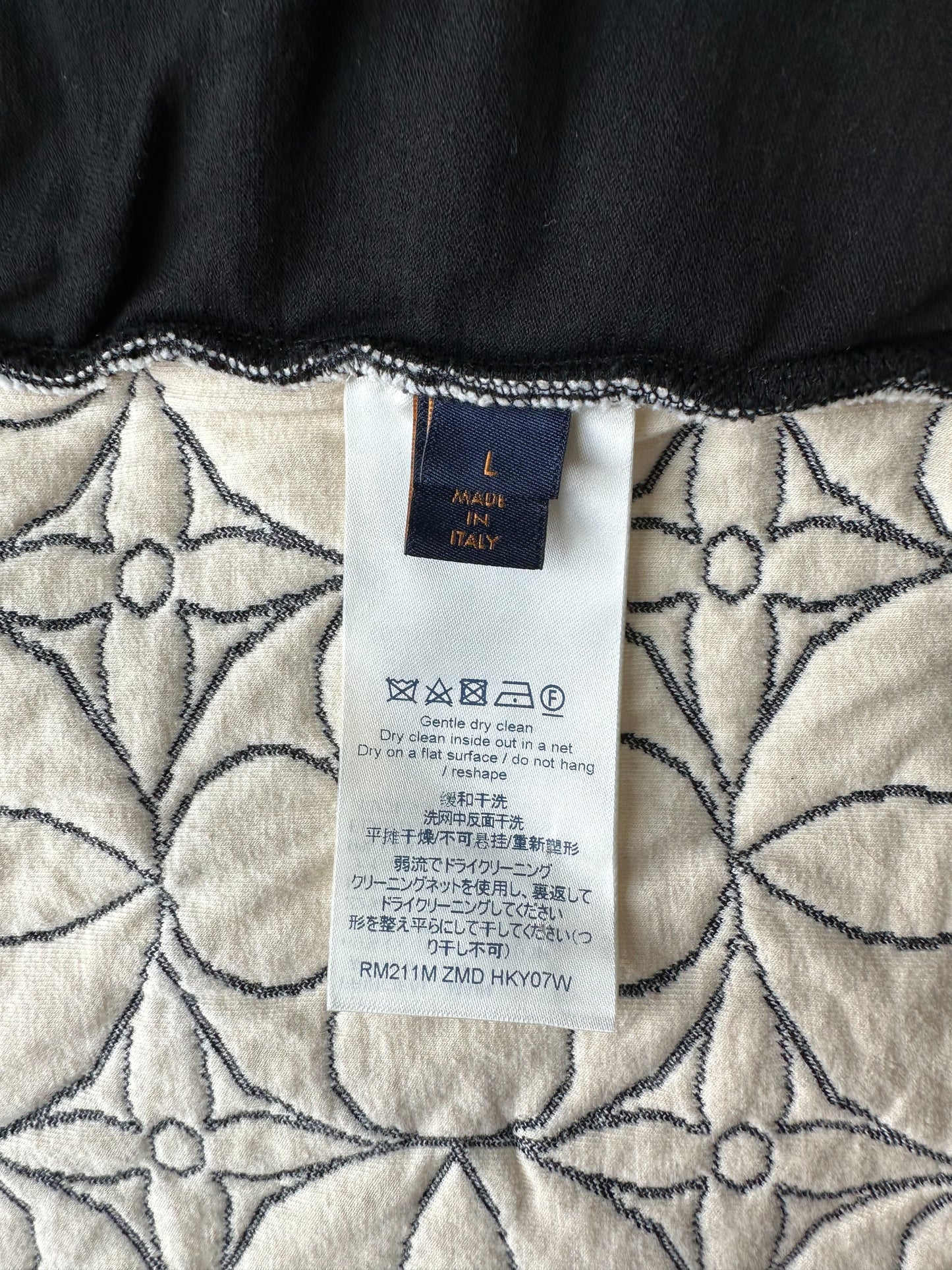 Louis Vuitton Black Flower Monogram Bomber