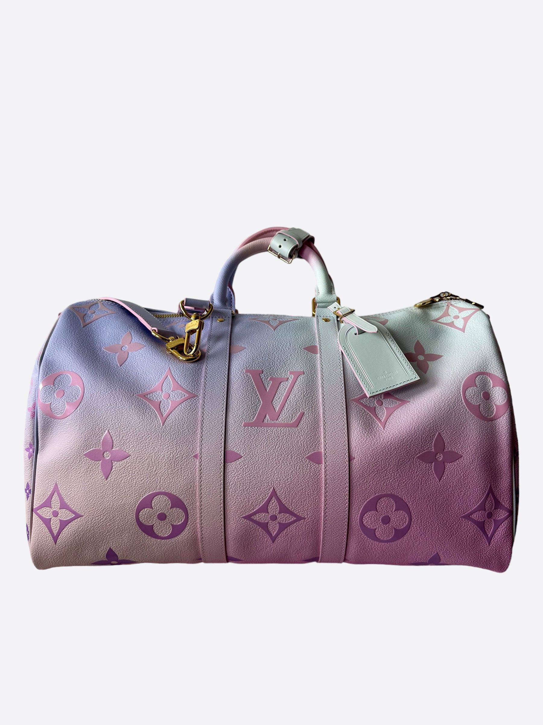 louis vuitton pink and purple bag