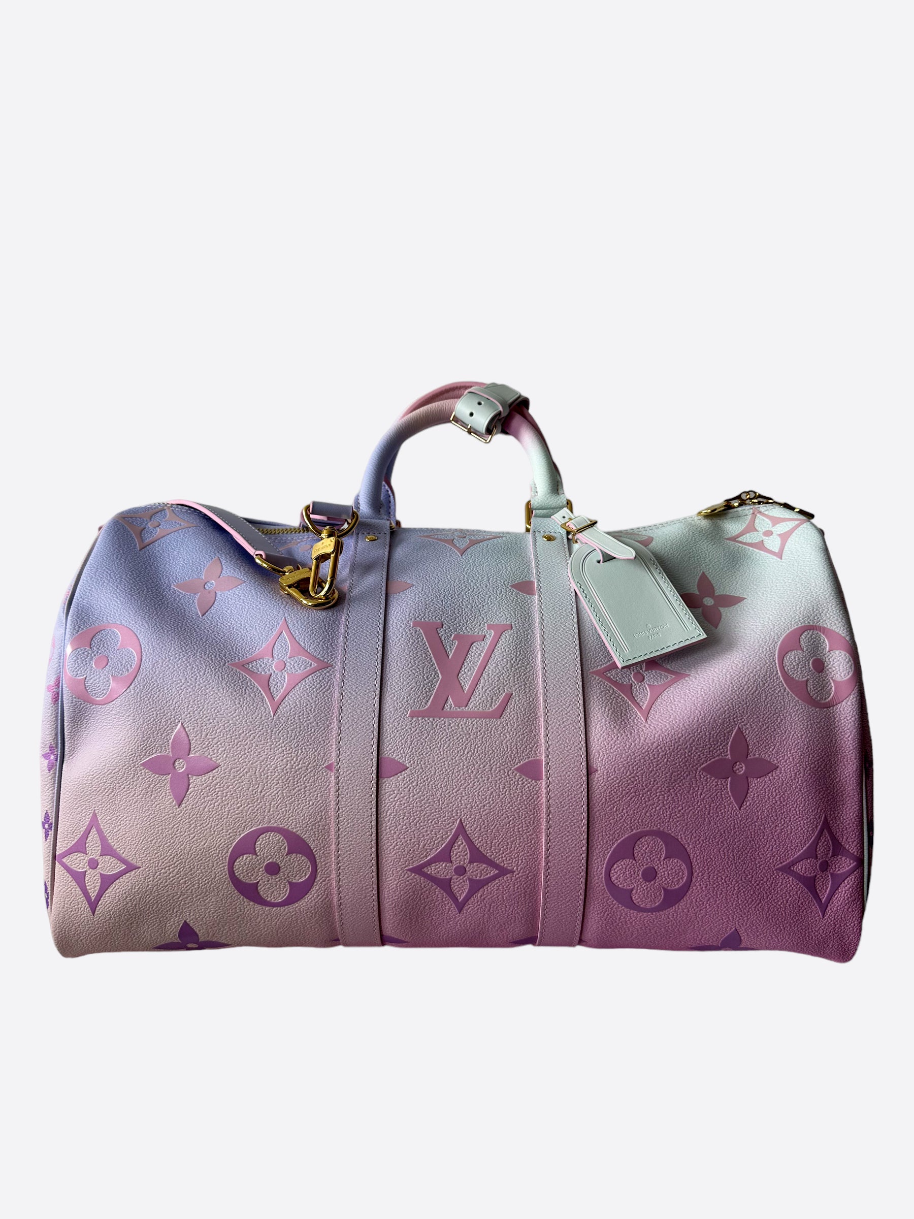 Louis Vuitton Pink Pastel Monogram Keepall 45 – Savonches