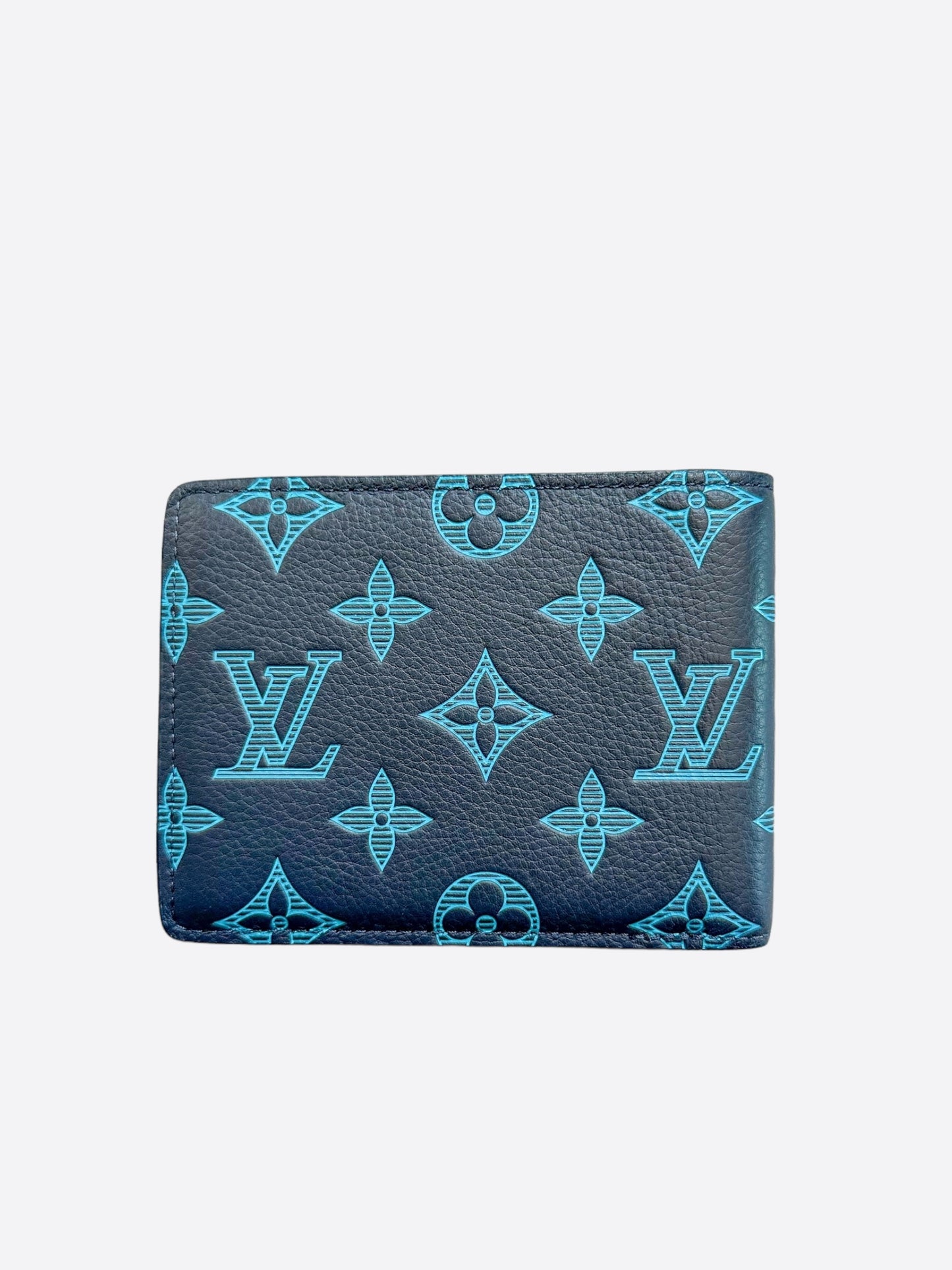 Louis Vuitton Navy & Blue Monogram Multiple Wallet