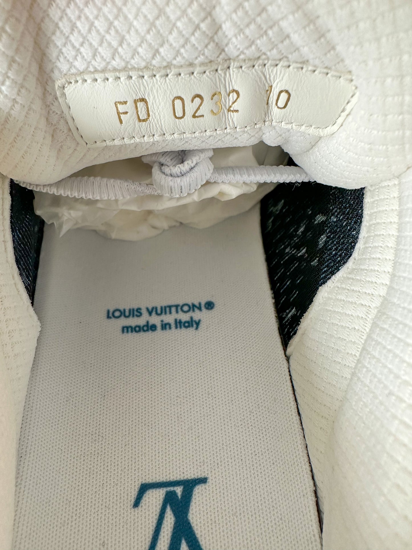 Louis Vuitton Blue & White Monogram Show Up Sneaker