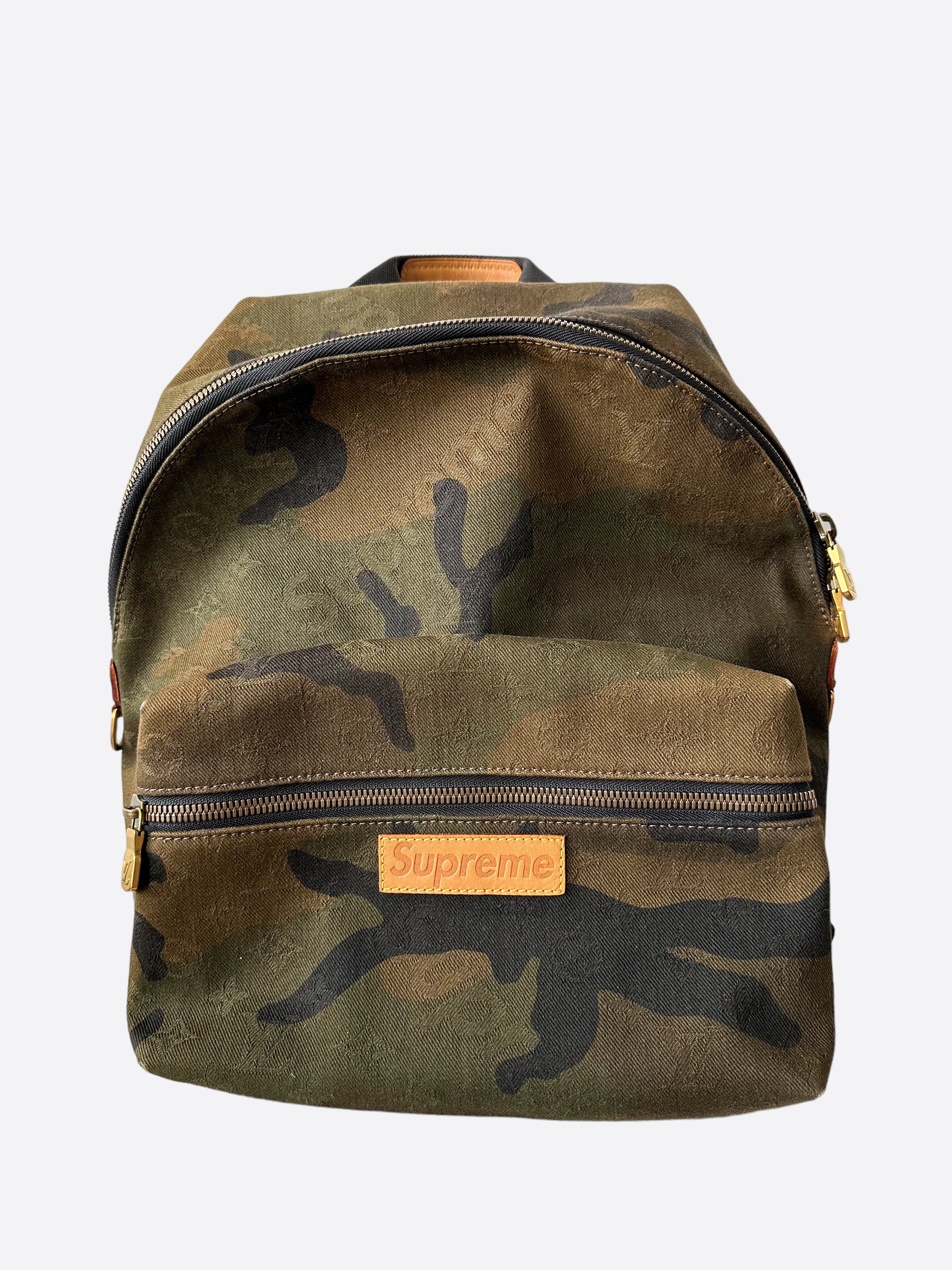 Louis Vuitton x Supreme Apollo Backpack Monogram Camo Nano Brand