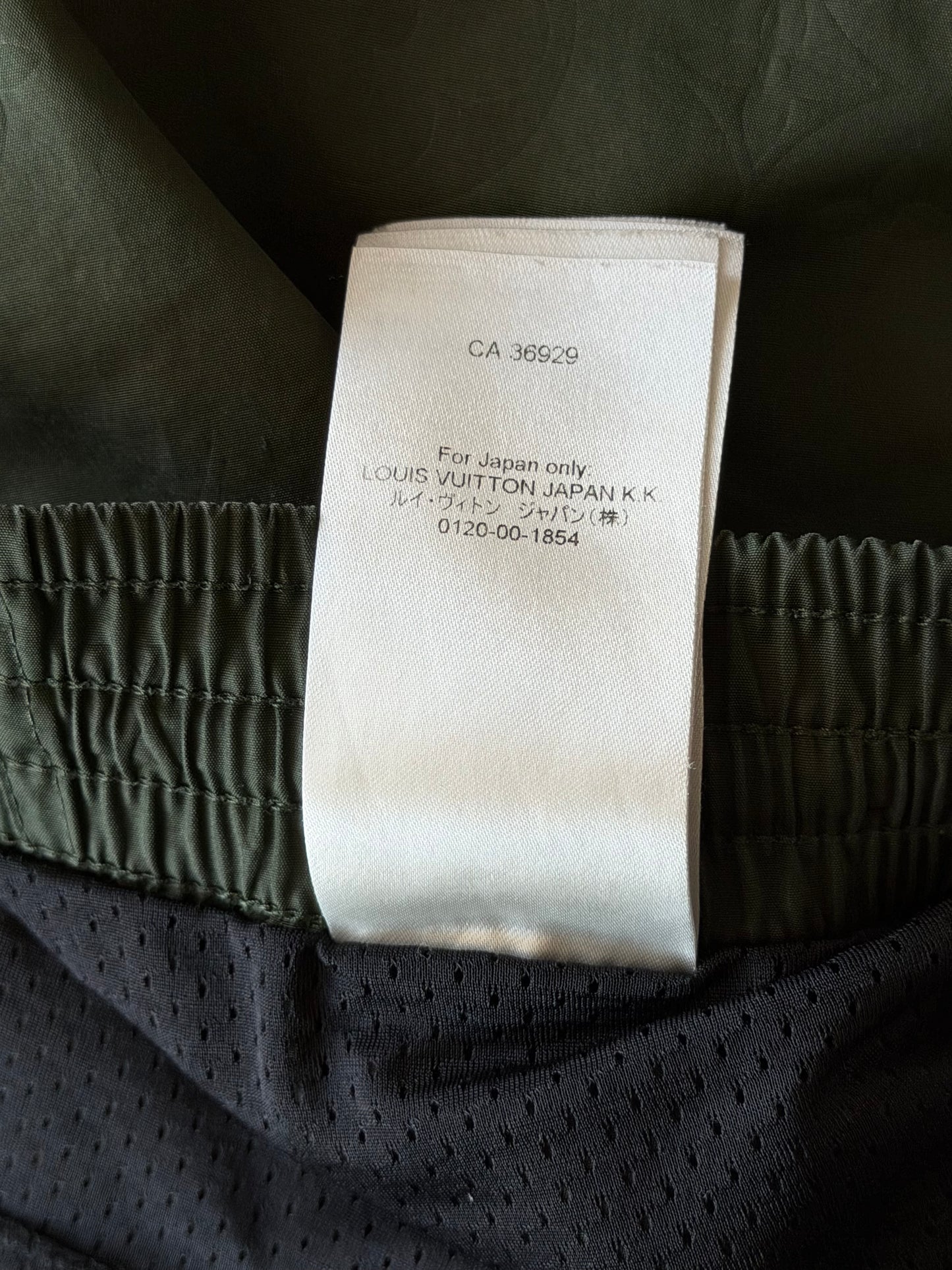 Louis Vuitton Olive Monogram Swim Shorts
