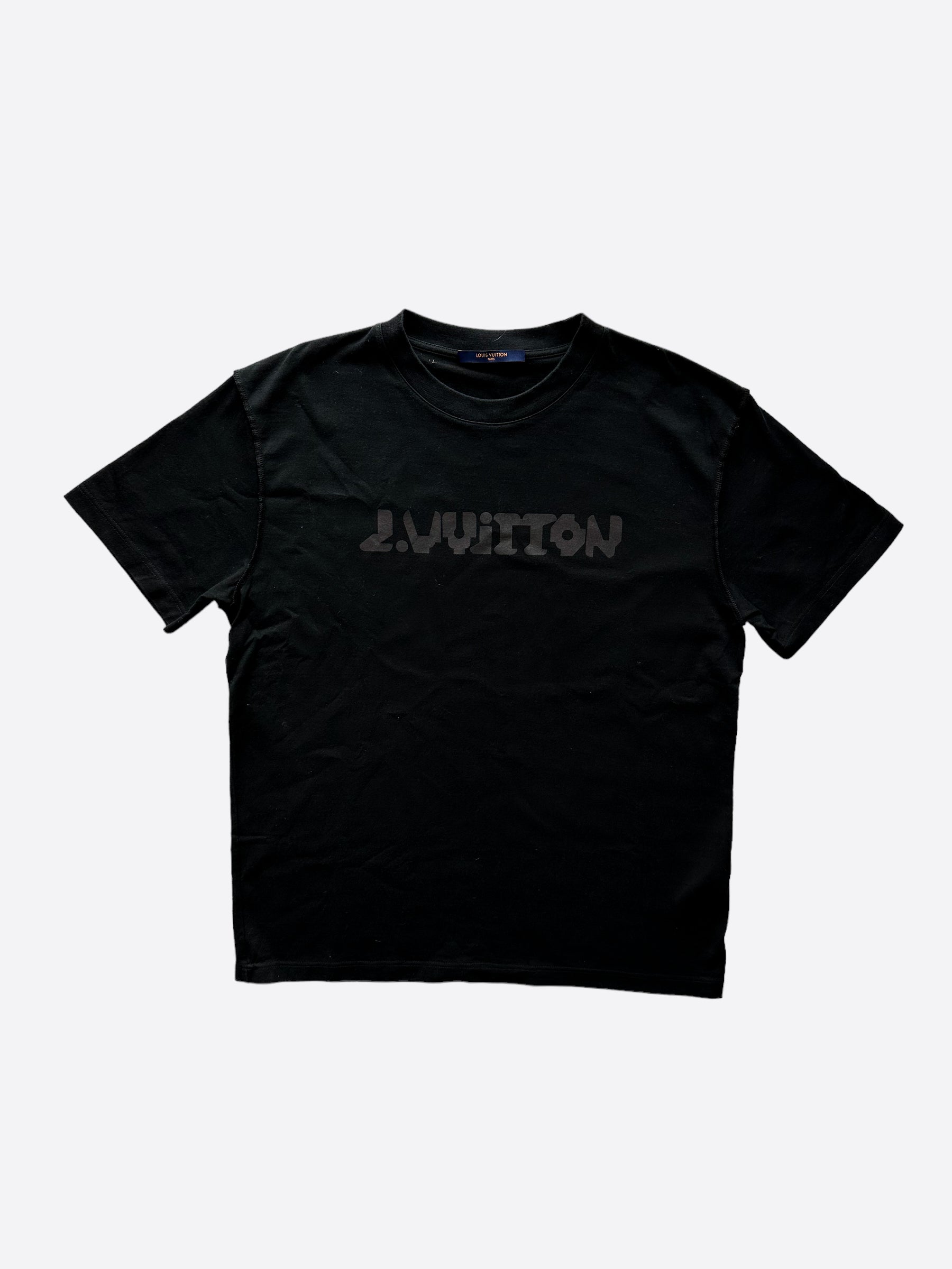 Louis Vuitton Black & Blue 2054 Heat Reflective Monogram Sweater – Savonches