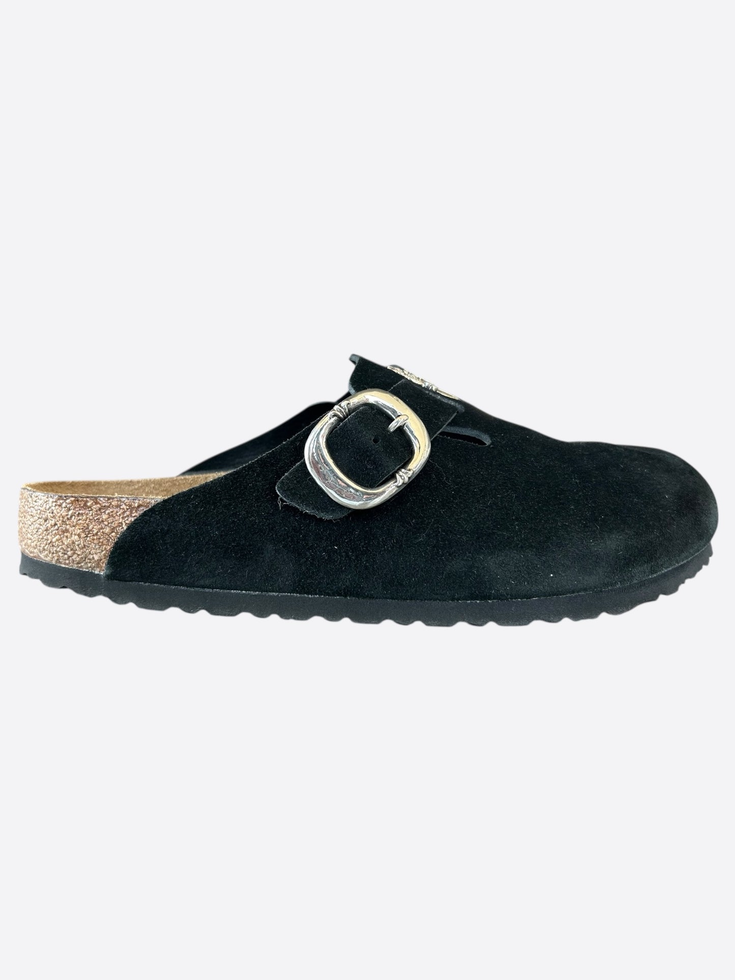 Chrome Hearts Black & Silver Dagger Birkenstocks