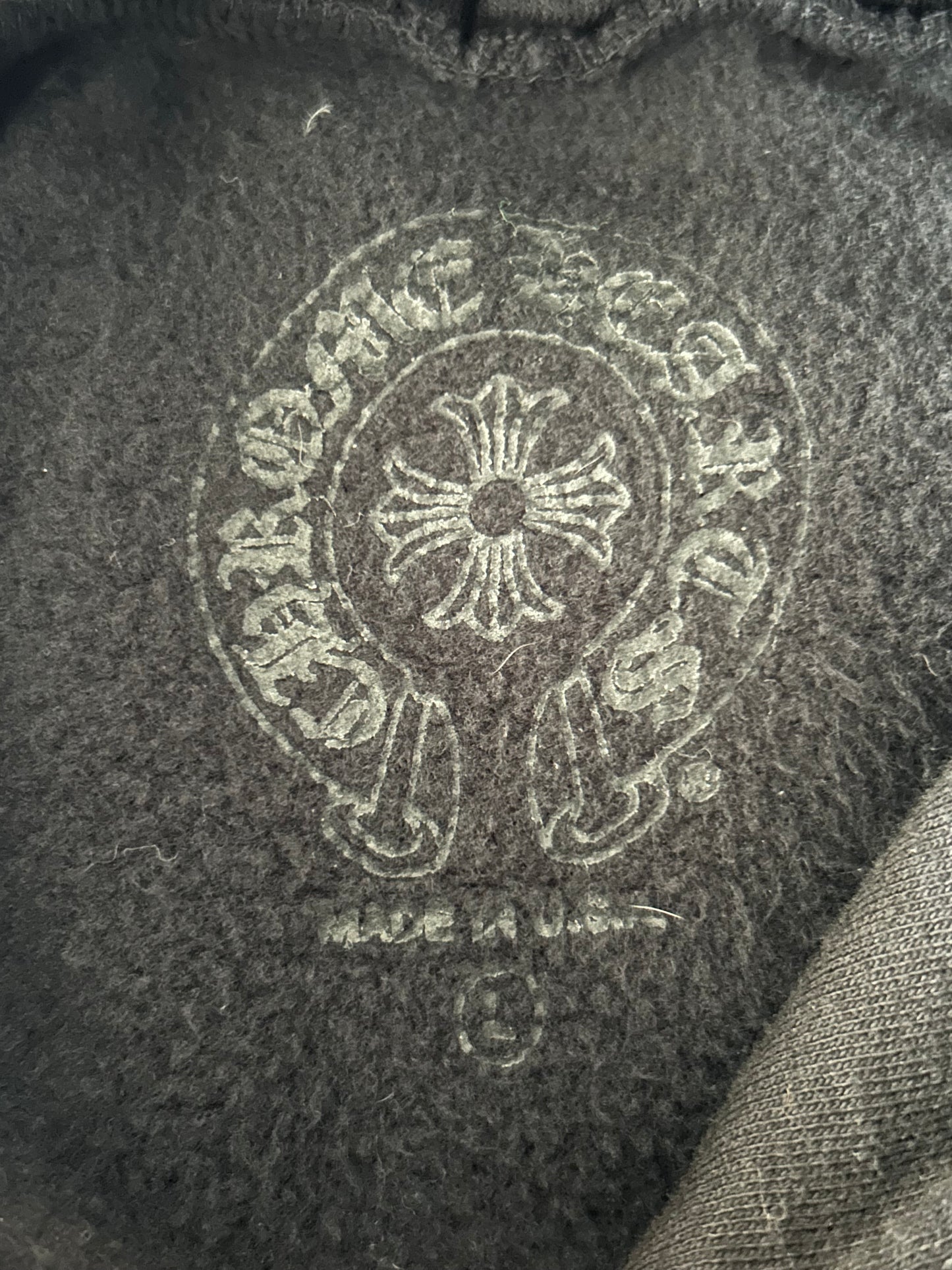 Chrome Hearts Black & Pink Online Exclusive Horseshoe Logo Hoodie