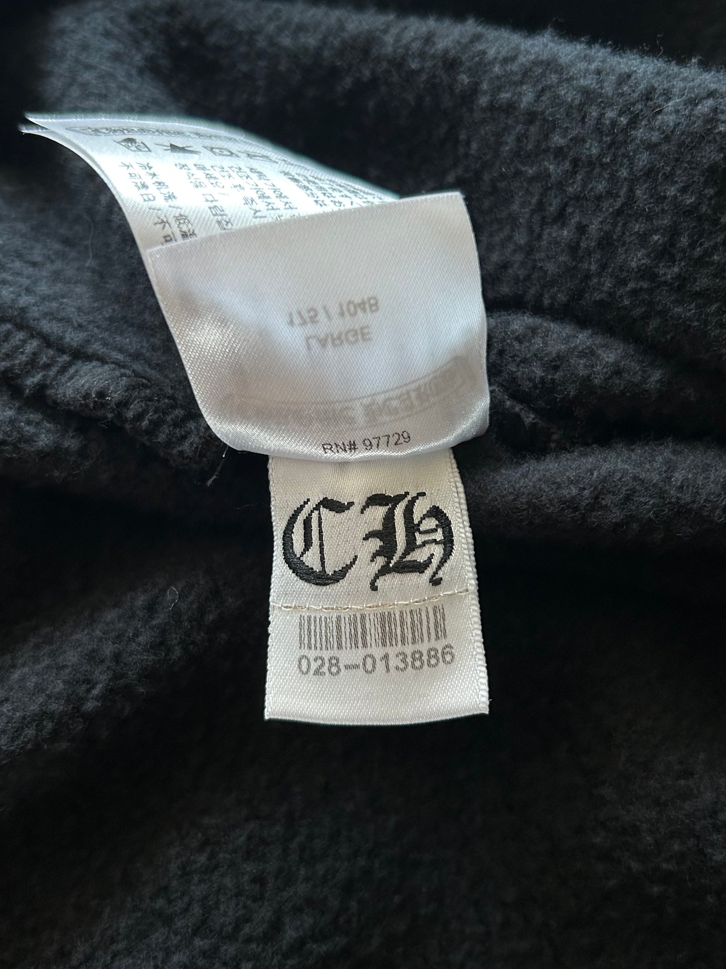 Chrome Hearts Black & Pink Online Exclusive Horseshoe Logo Hoodie