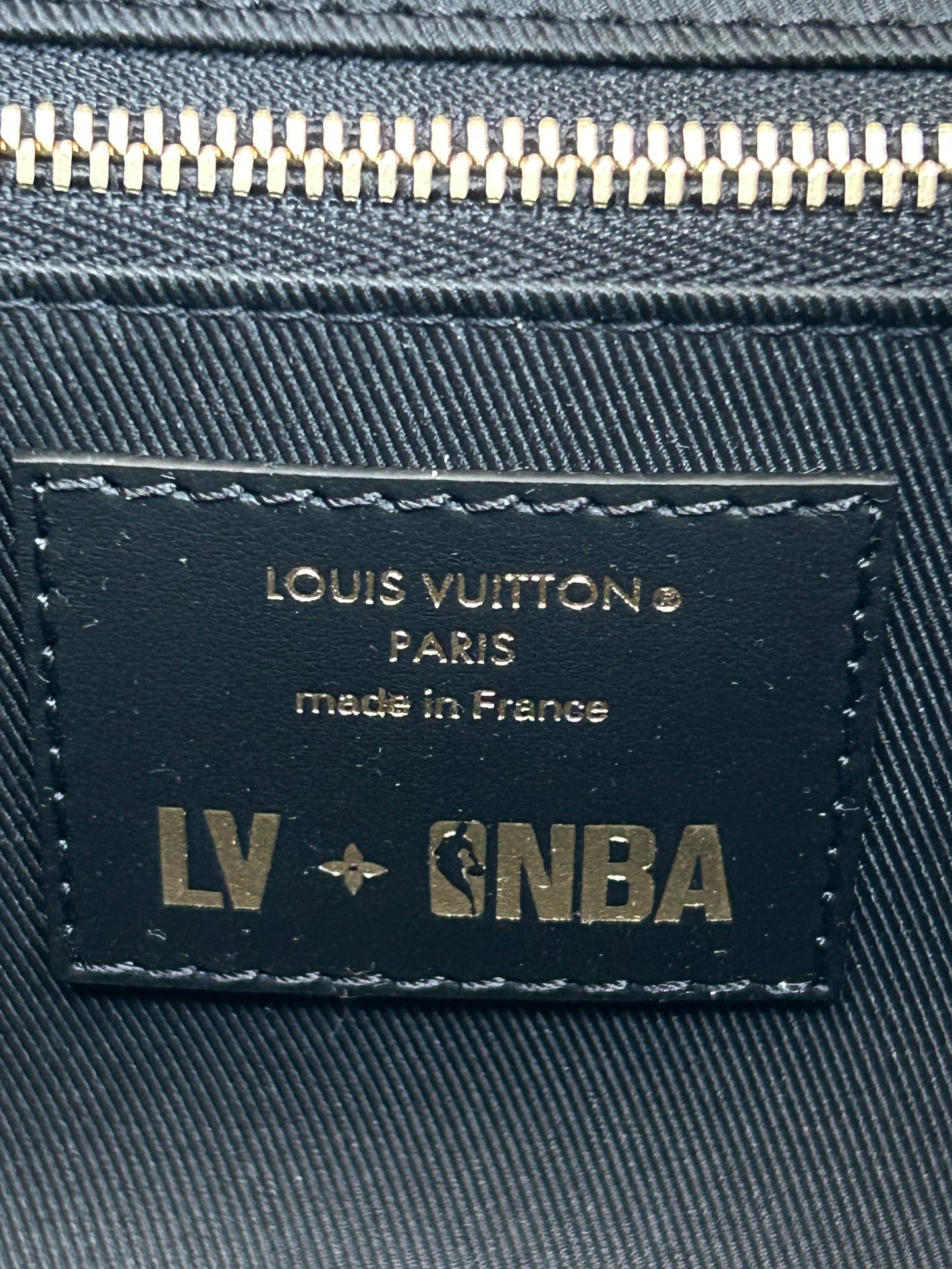 Louis Vuitton NBA Black Taurillon Monogram Dopp Kit