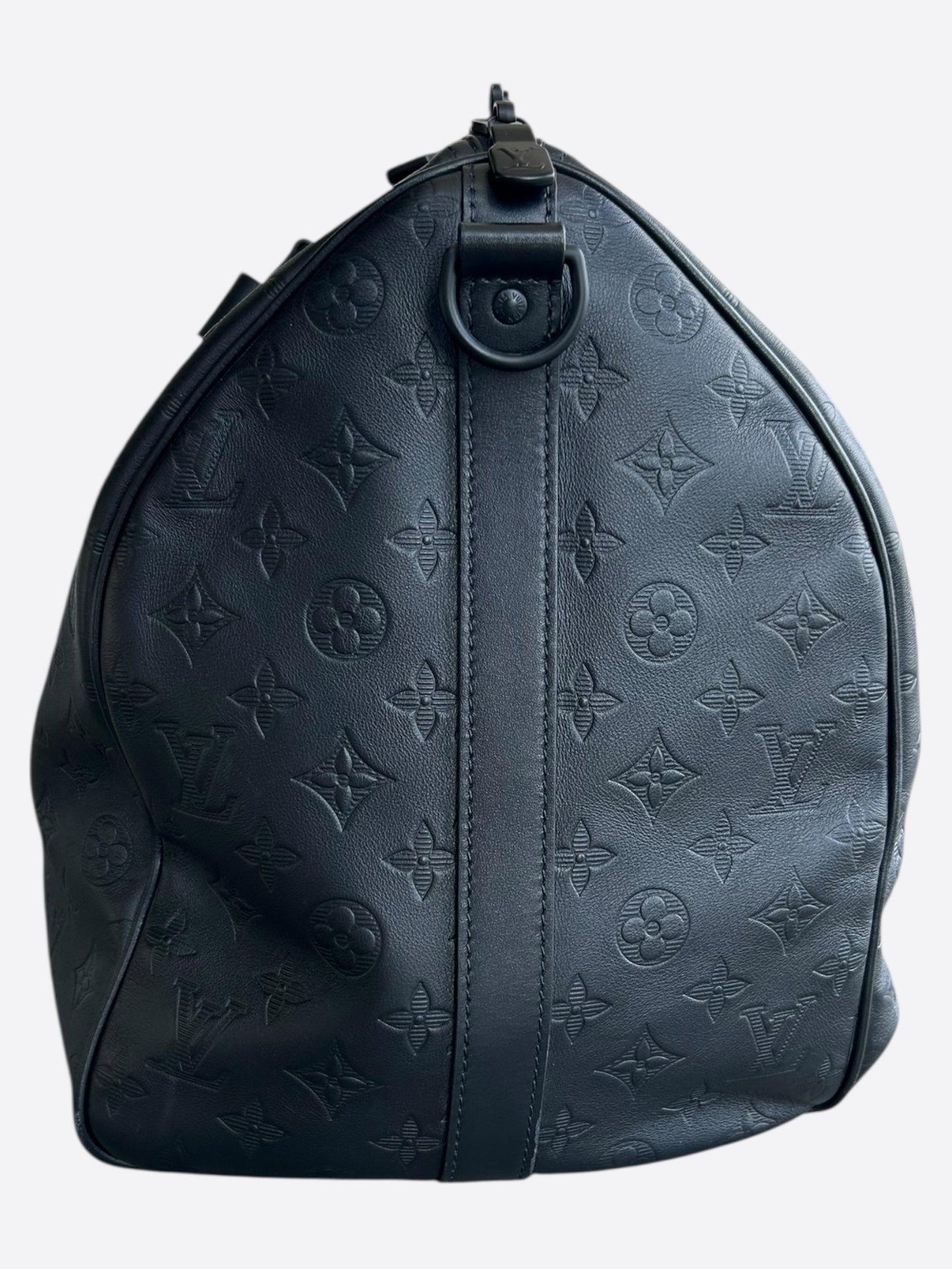 Louis Vuitton Black Monogram Shadow Keepall 50