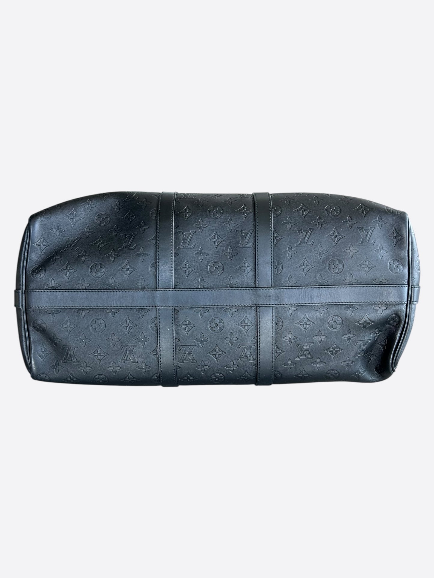 Louis Vuitton Black Monogram Shadow Keepall 50