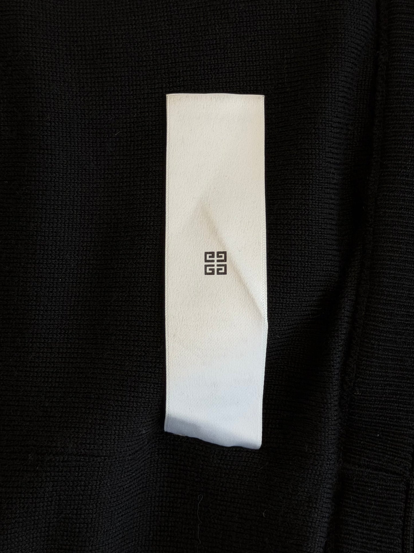 Givenchy Black Embroidered Logo Striped Varsity Jacket