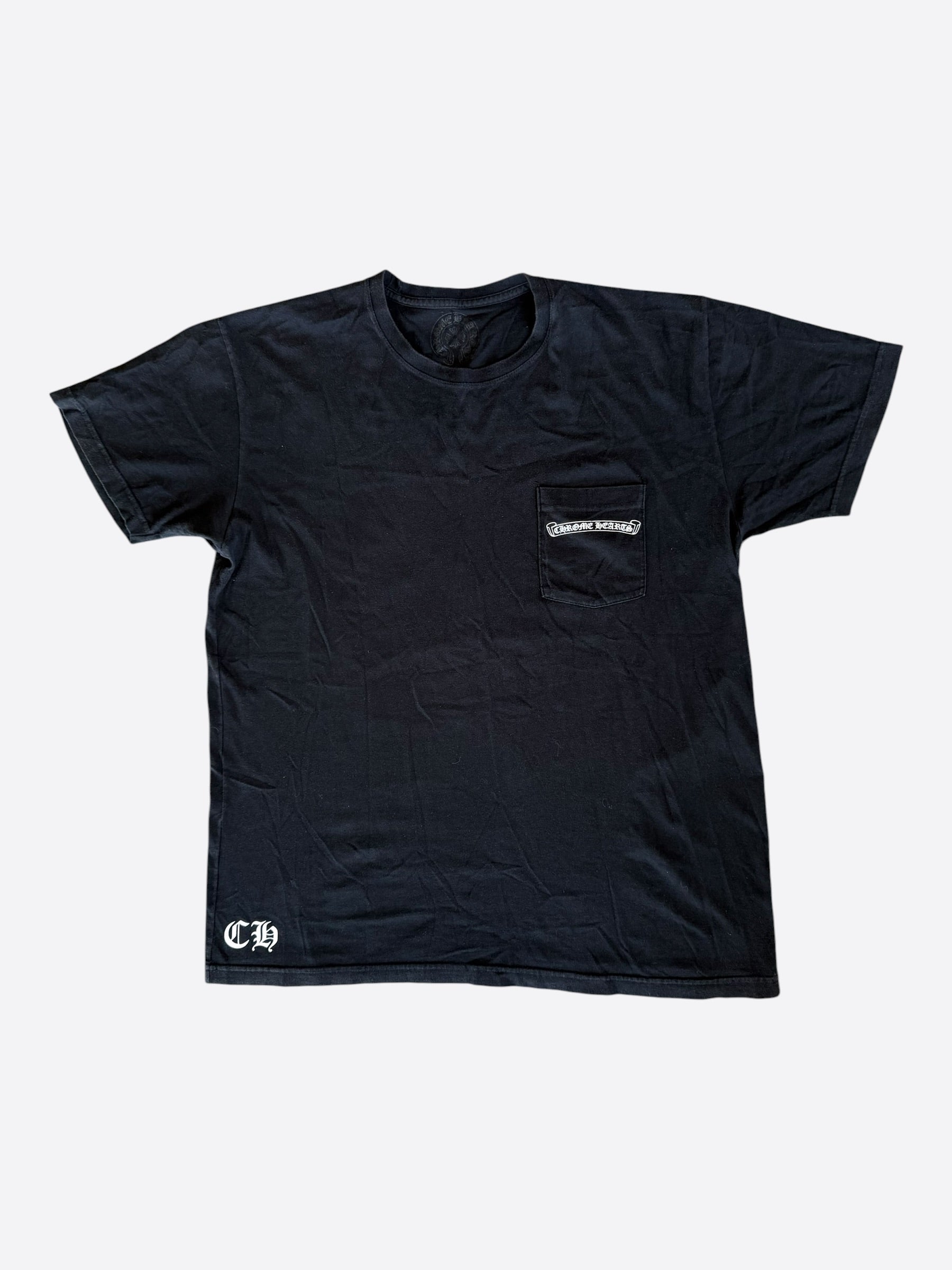Chrome Hearts Black & White Cross Logo T-Shirt – Savonches