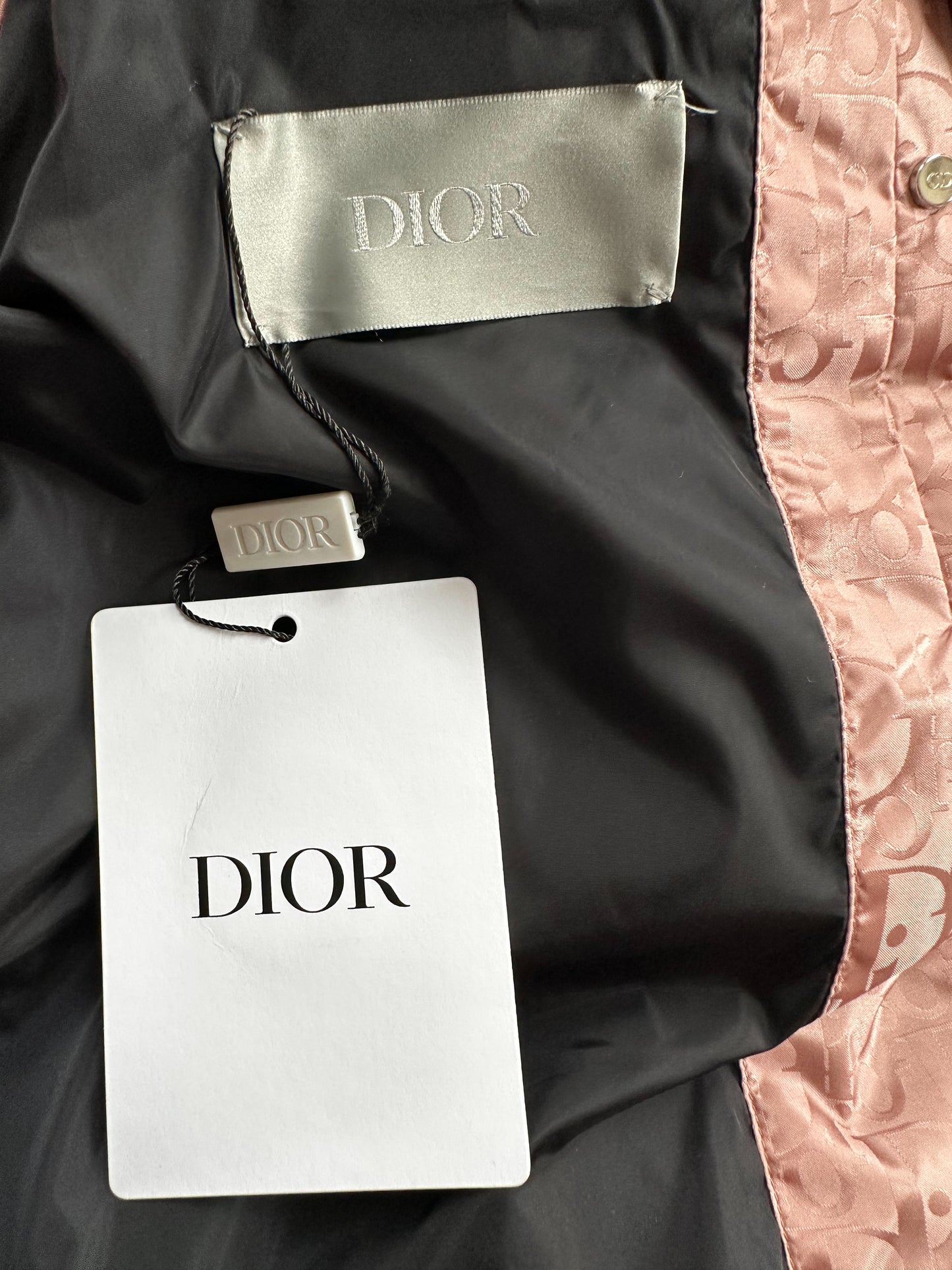 Dior Pink Oblique Puffer Vest