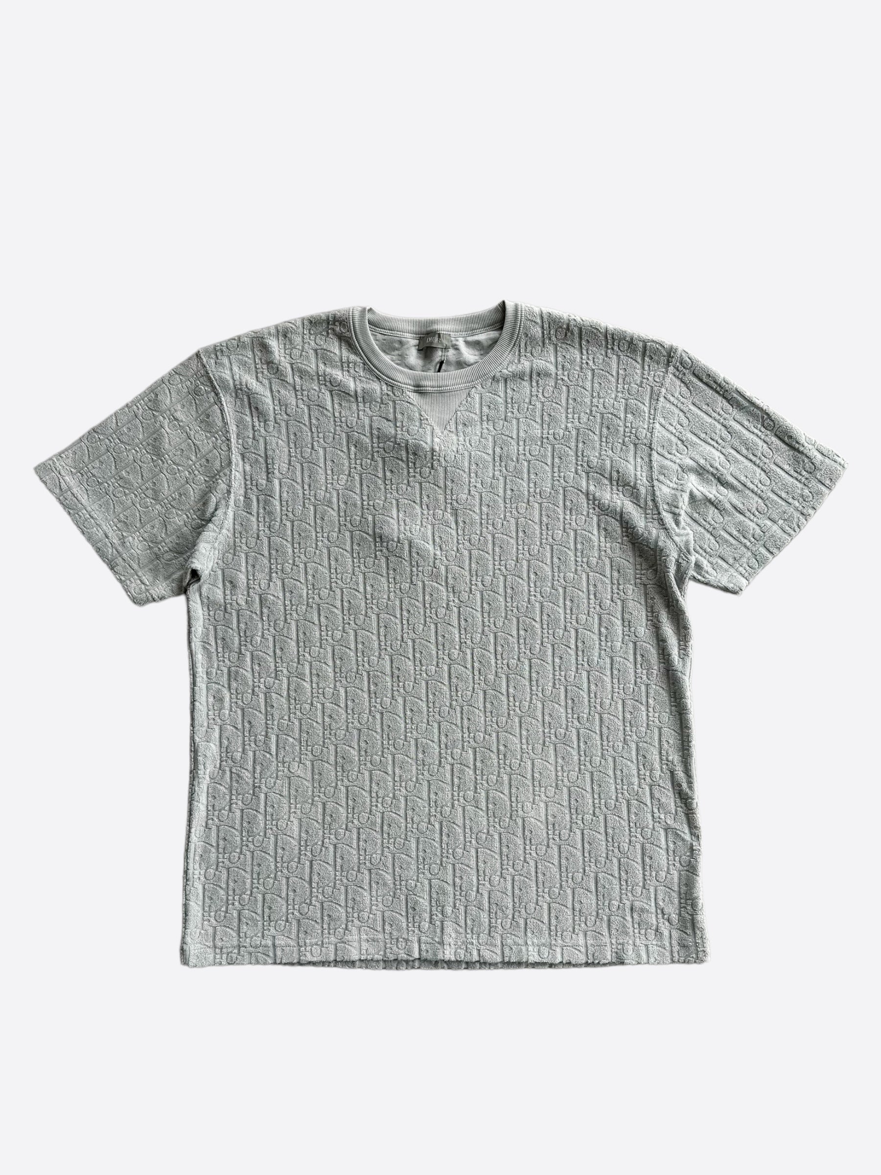 Dior Grey Oblique Towel T Shirt Savonches dior-grey-oblique-towel-t-shirt-savonches