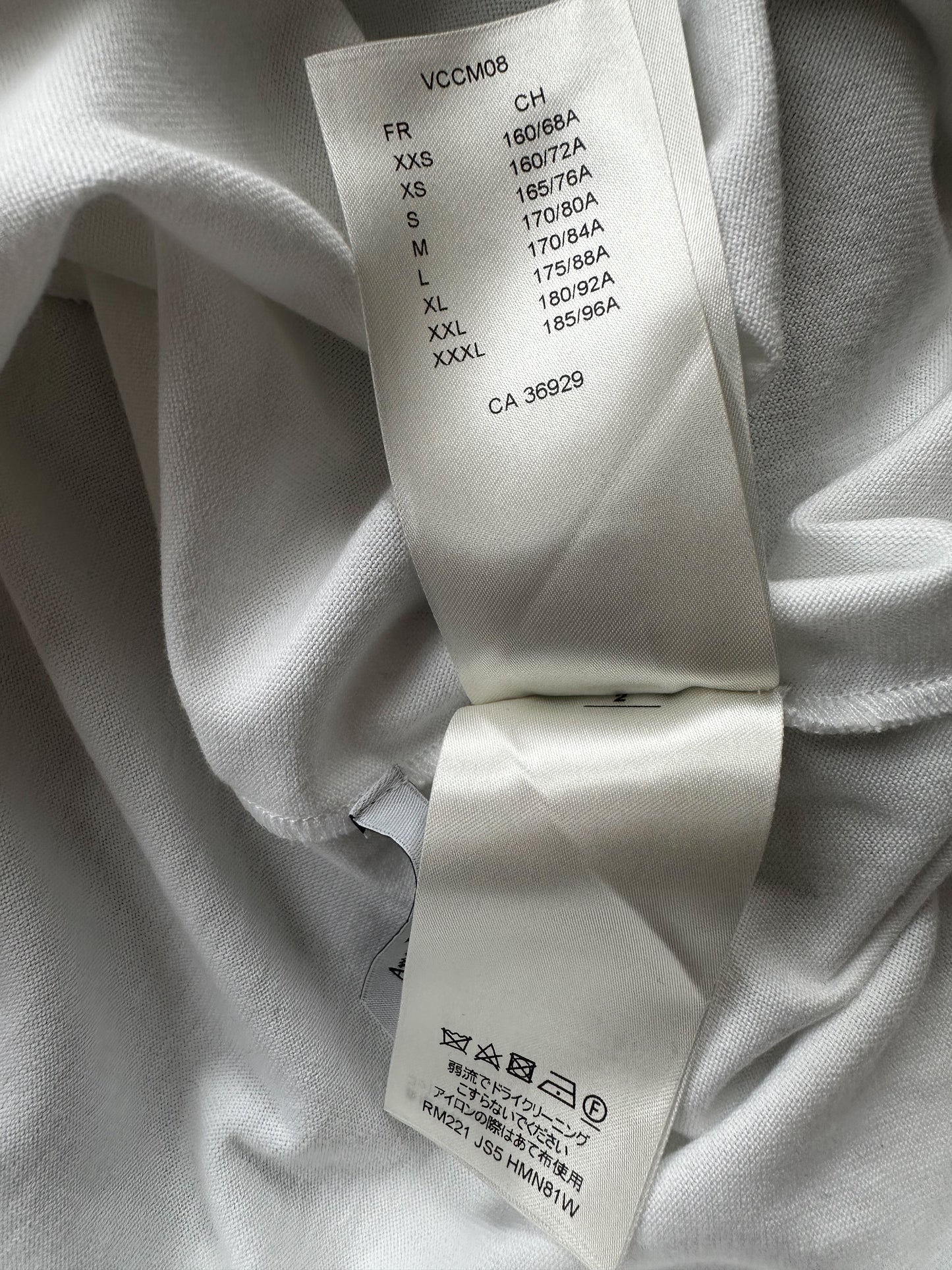 Louis Vuitton White & Green Vuitton Intarsia T-Shirt