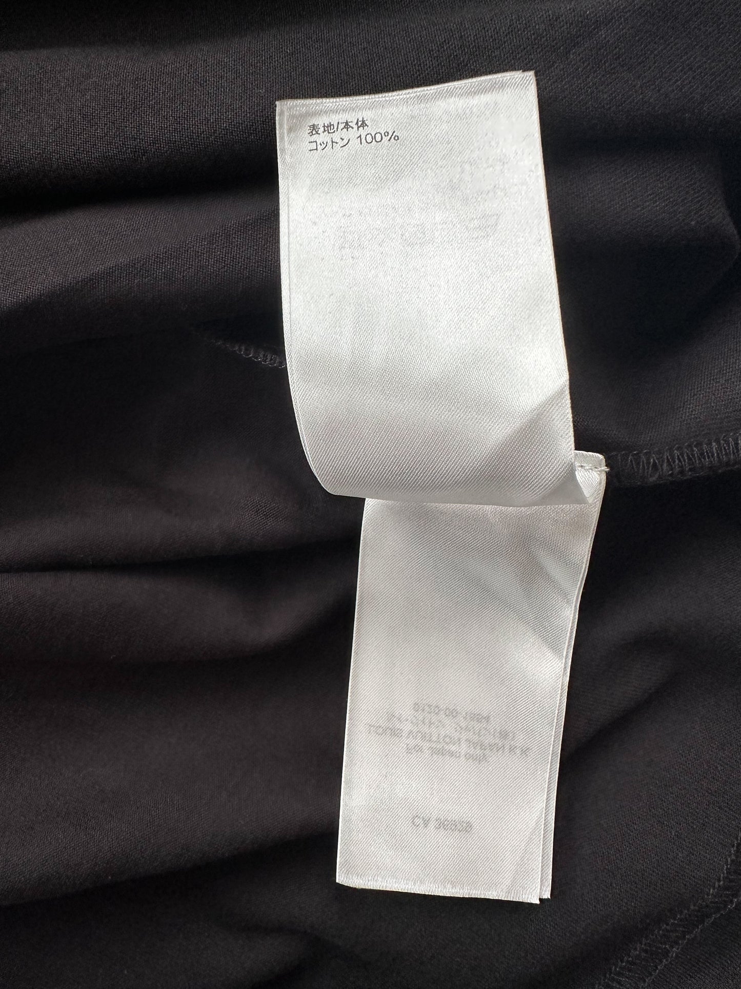 Louis Vuitton Black & White Frequency Embroidered T-Shirt