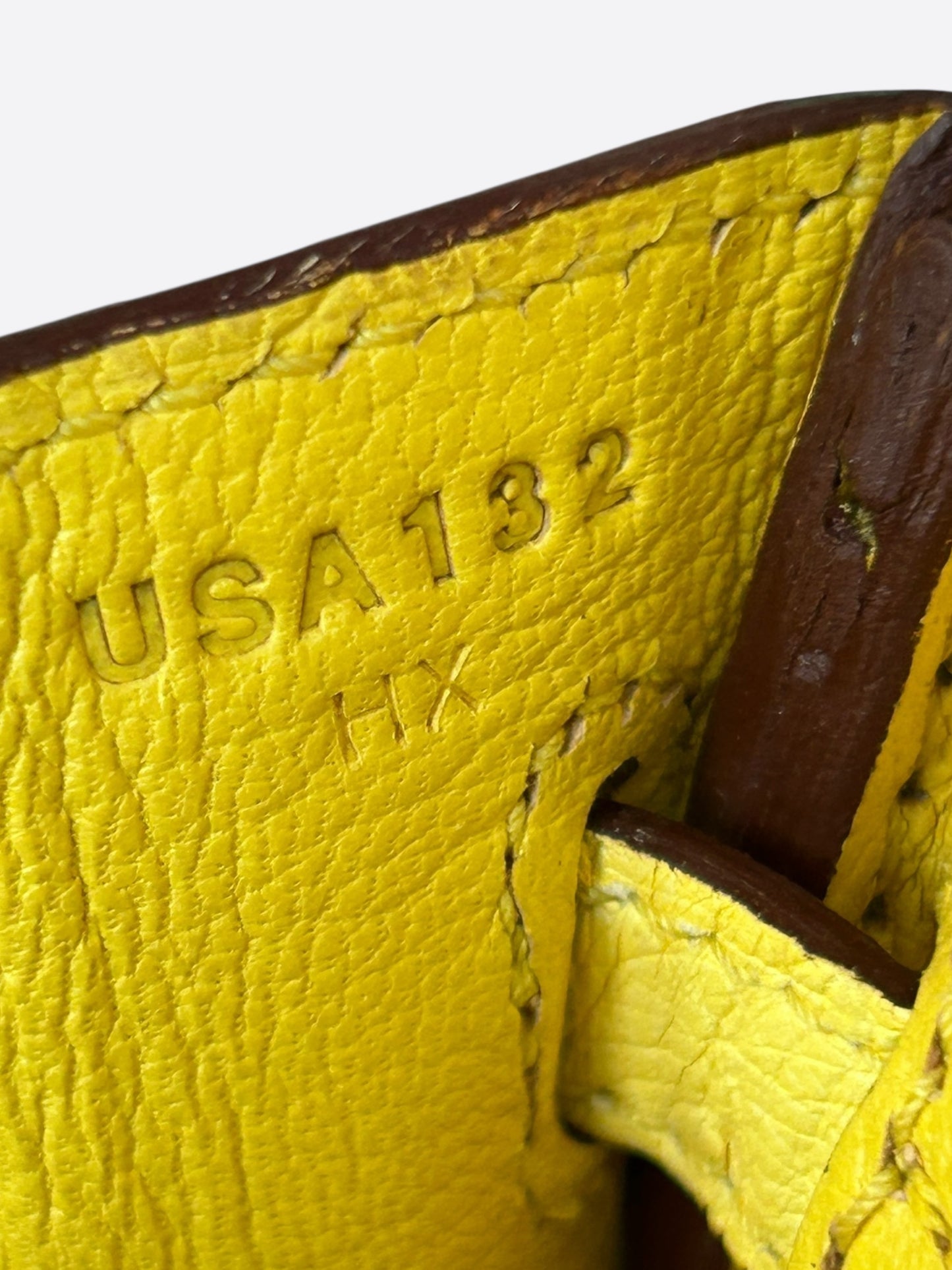 Hermes Yellow Ostrich Birkin 25