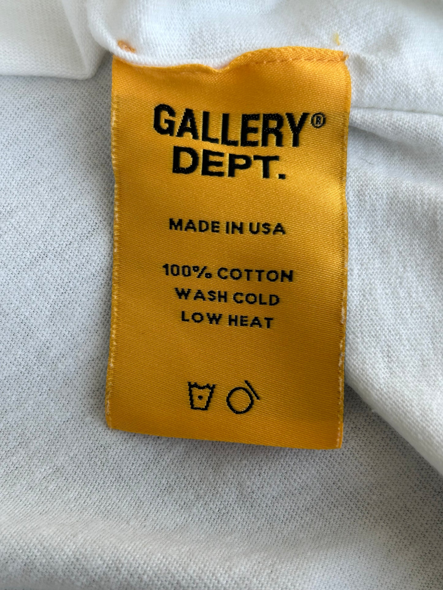 Gallery Dept White Prism Logo T-Shirt