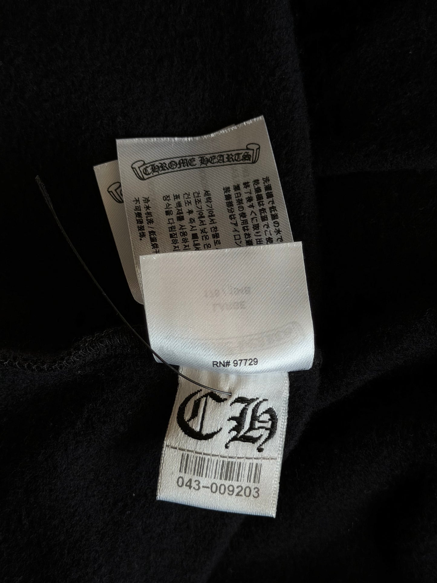 Chrome Hearts Black & Pink Foti Graphic Hoodie