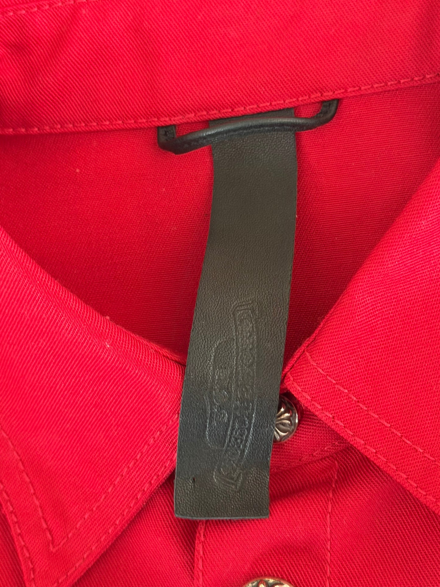 Chrome Hearts Matty Boy Red Work Dog Jacket
