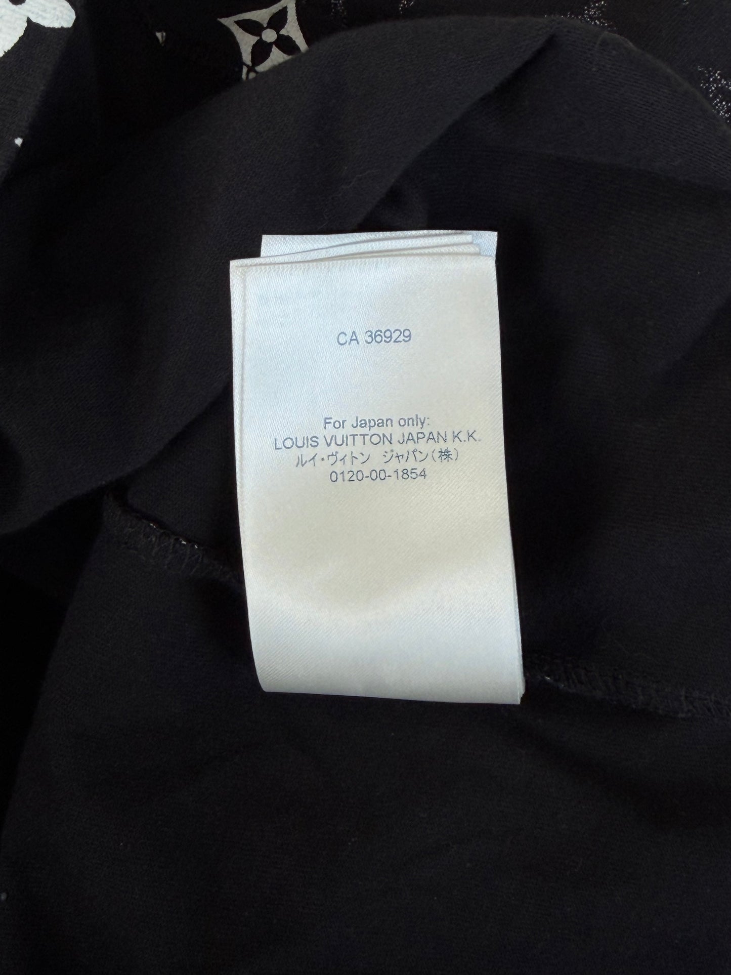 Louis Vuitton Black & White Monogram Gradient T-Shirt