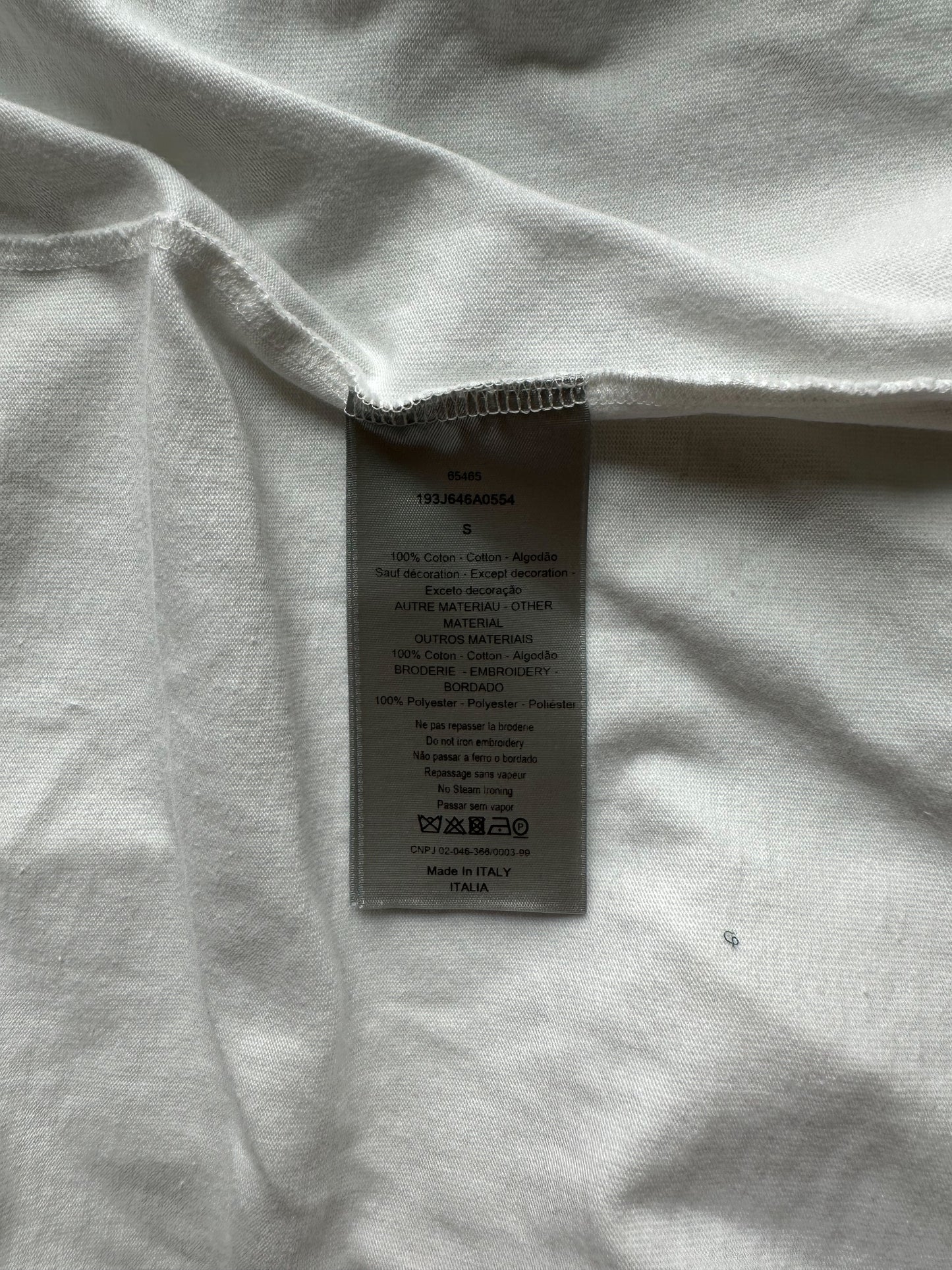 Dior Kenny Scharf Embroidered Logo T-Shirt