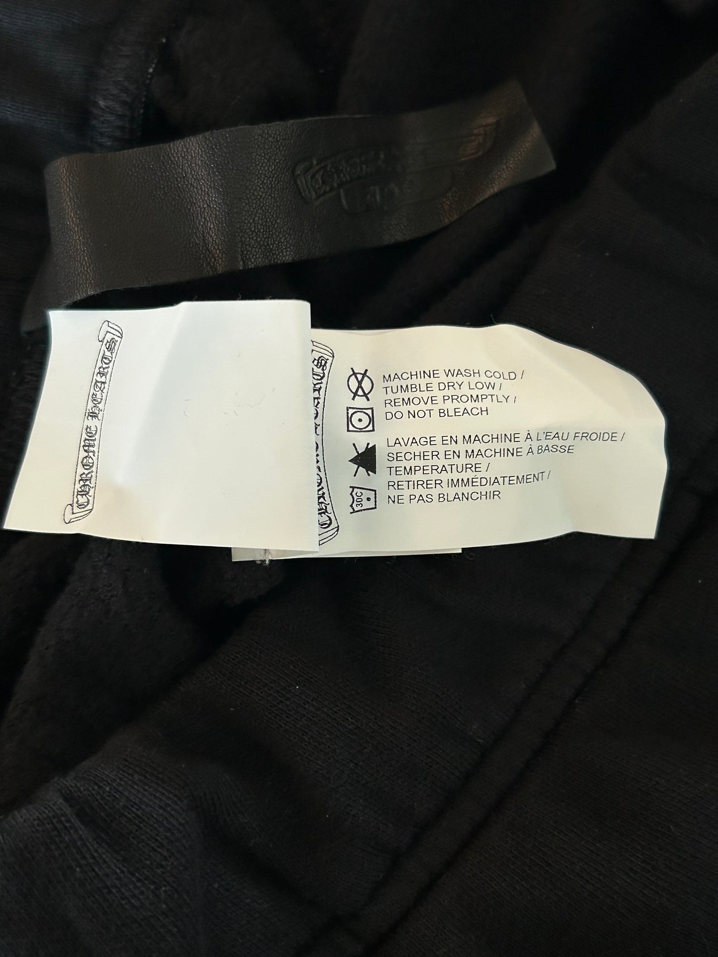 Chrome Hearts Black & White Embroidered Shorts