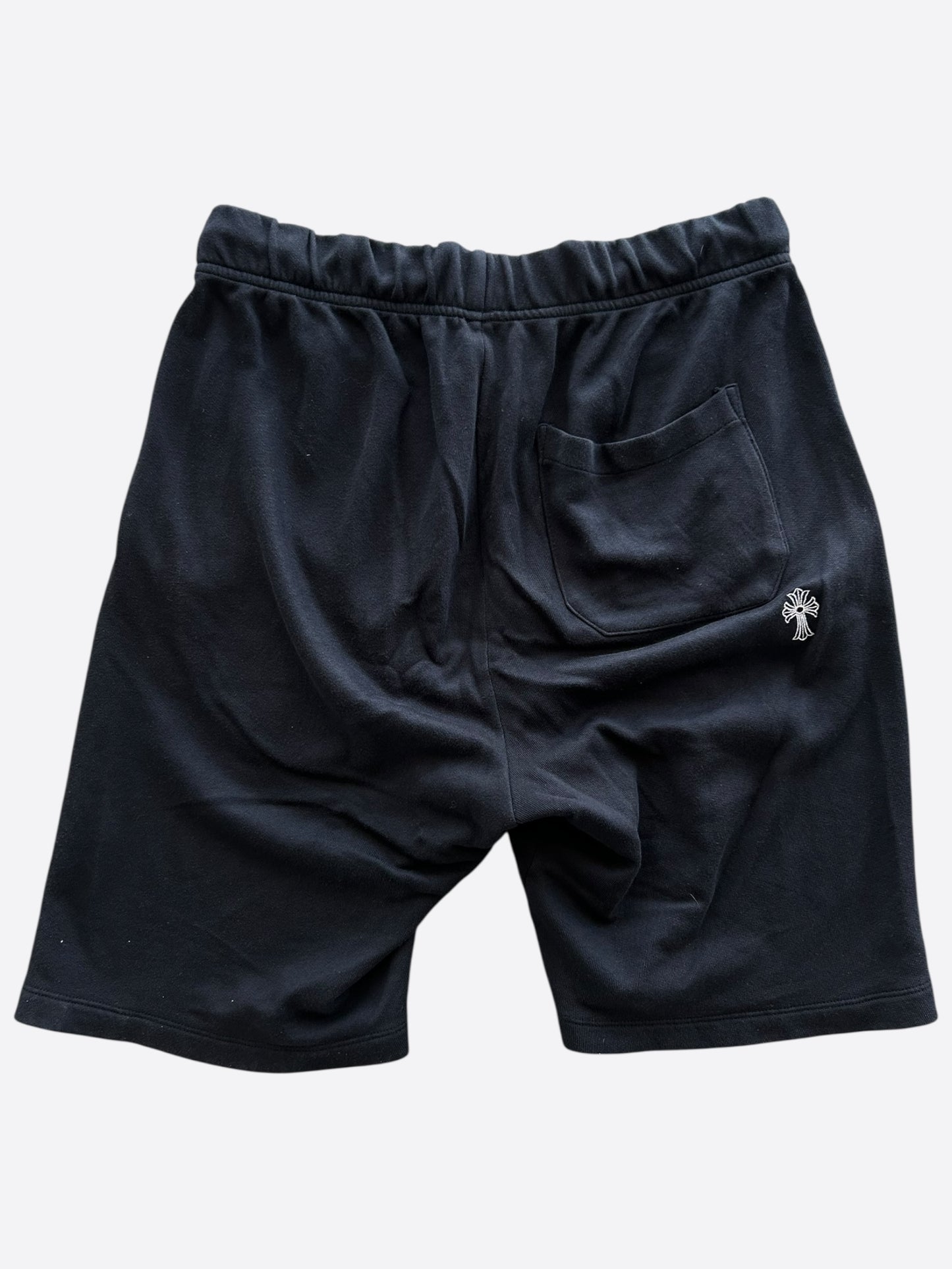 Chrome Hearts Black & White Embroidered Shorts