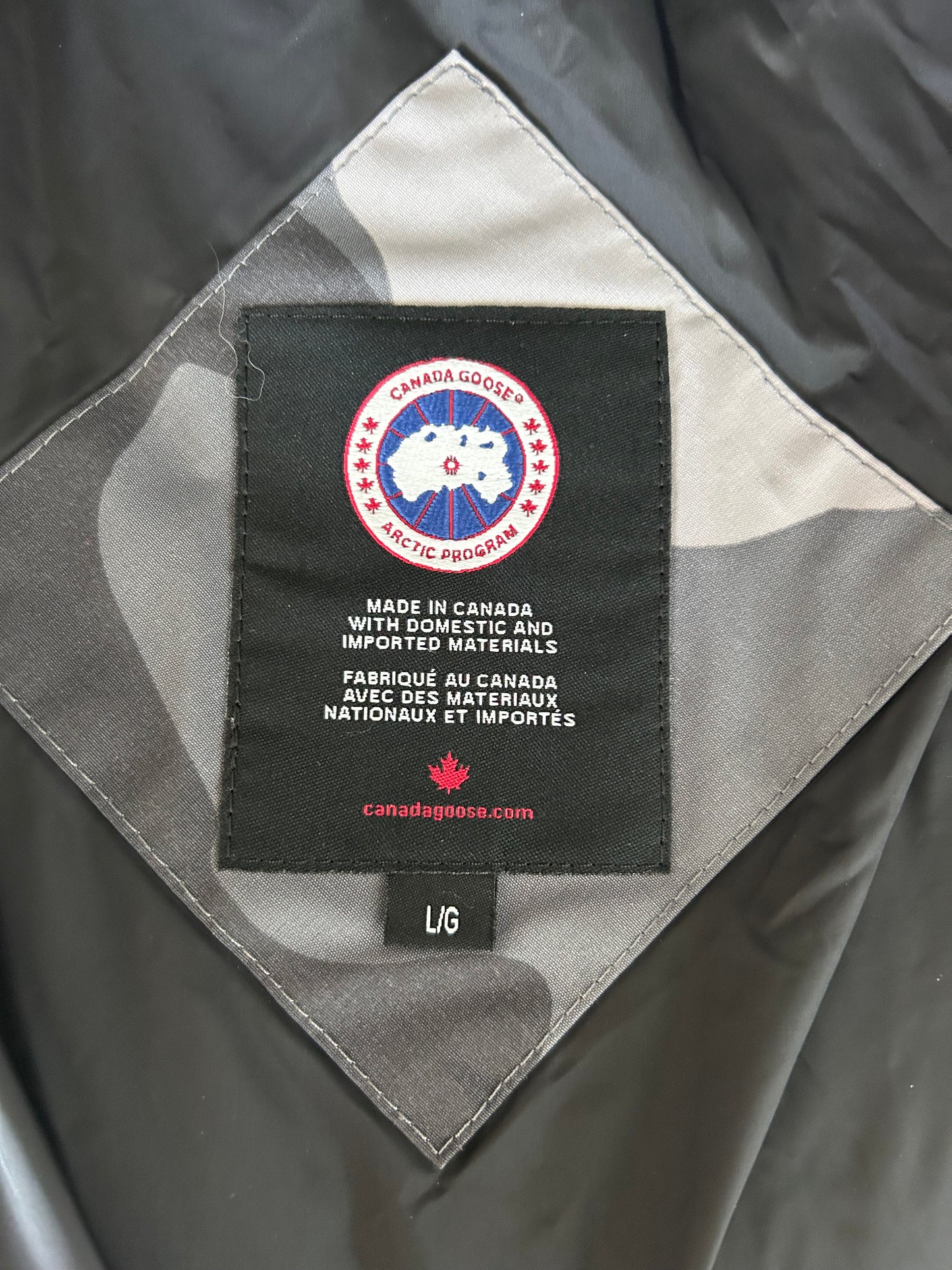 Canada Goose Grey Camouflage Carson Men's Jacket